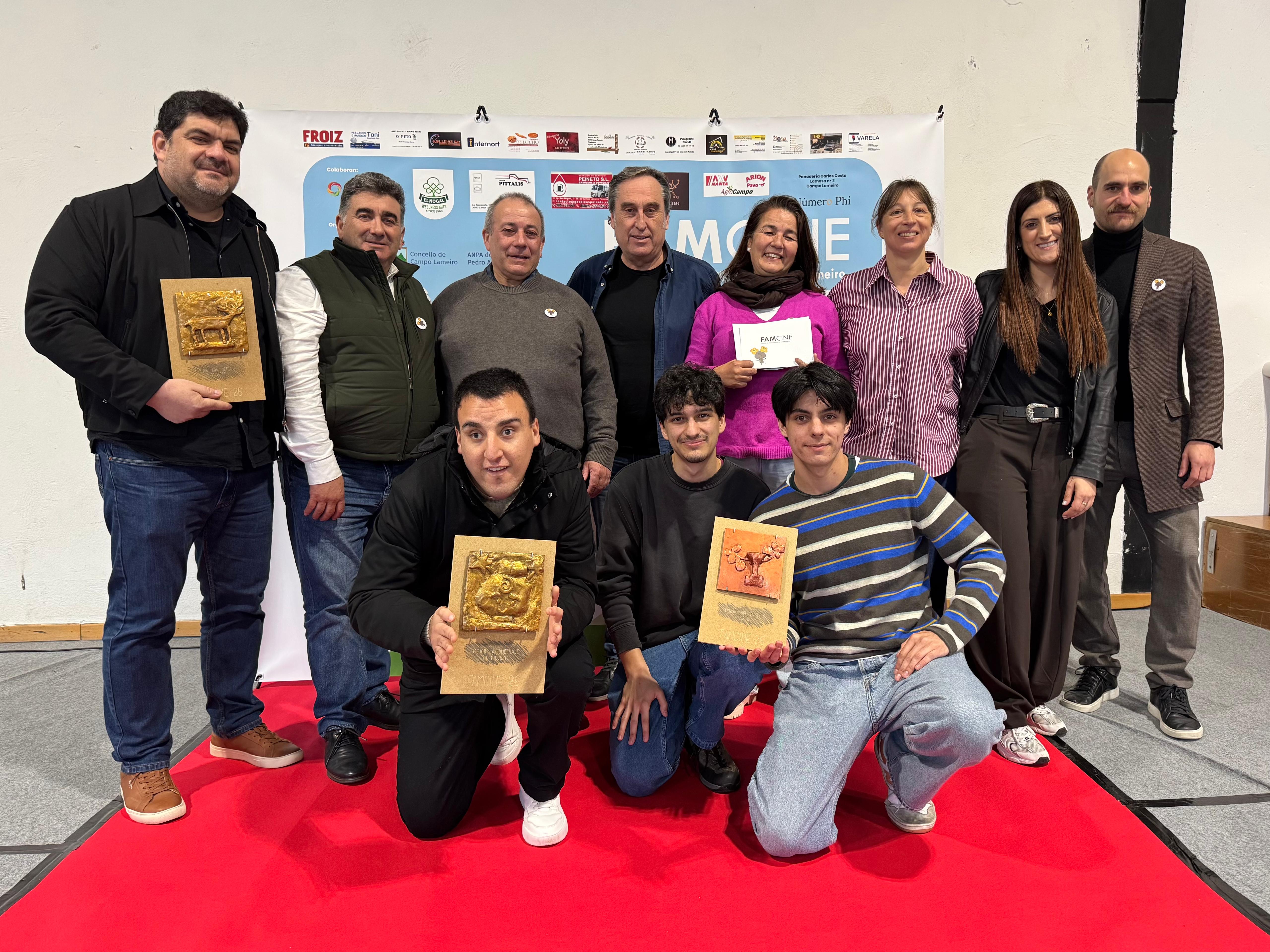 Entrega de premios FAMCine de Campo Lameiro