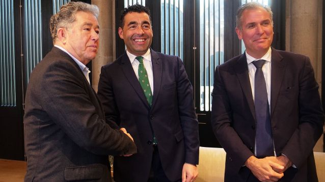 Miguel Anxo Fernández Lores, Luis López y Rafa Domínguez Miguel Anxo Fernández Lores, Luis López y Rafa Domínguez