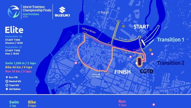 Recorrido de las pruebas élite de la Gran Final de las Series Mundiales 2026