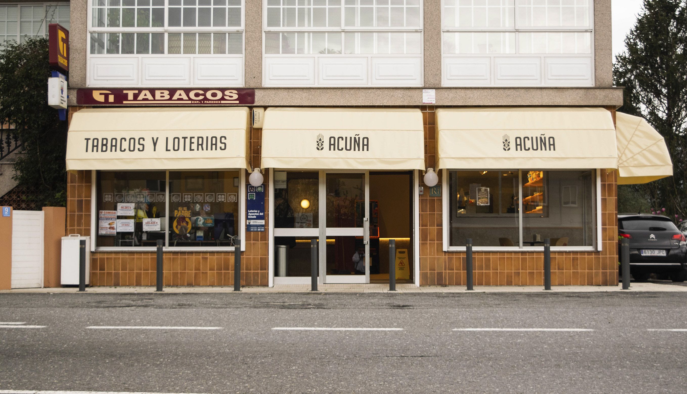 Primeiro local de Panaderías Acuña en Vilaboa Primeiro local de Panaderías Acuña en Vilaboa