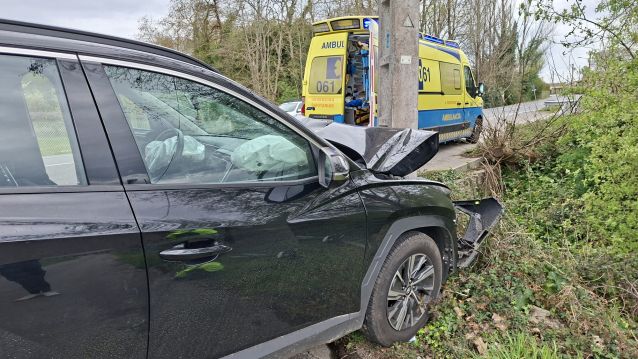 Accidente de tráfico en Meaño Accidente de tráfico en Meaño
