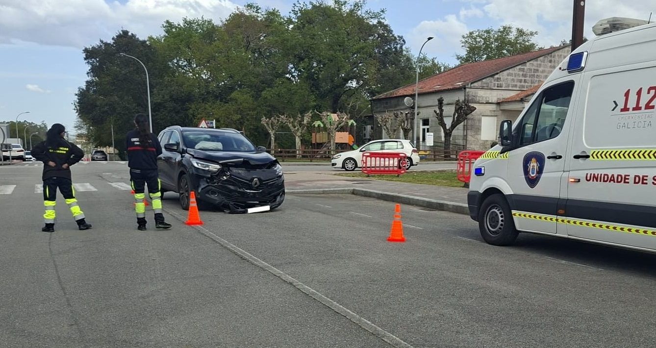 Accidente de tráfico en Ribadumia