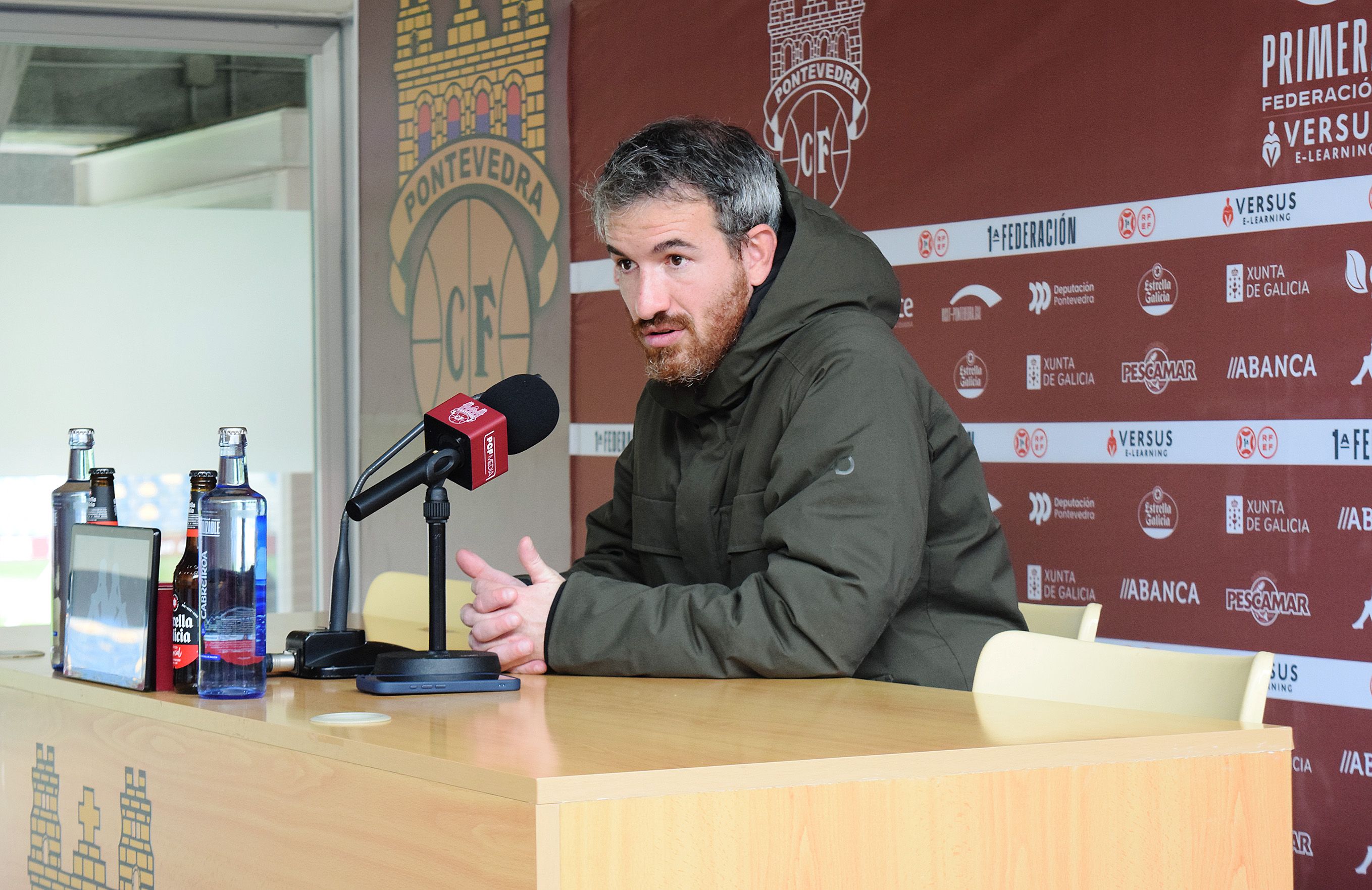 Rueda de prensa de Rubén Domínguez en Pasarón