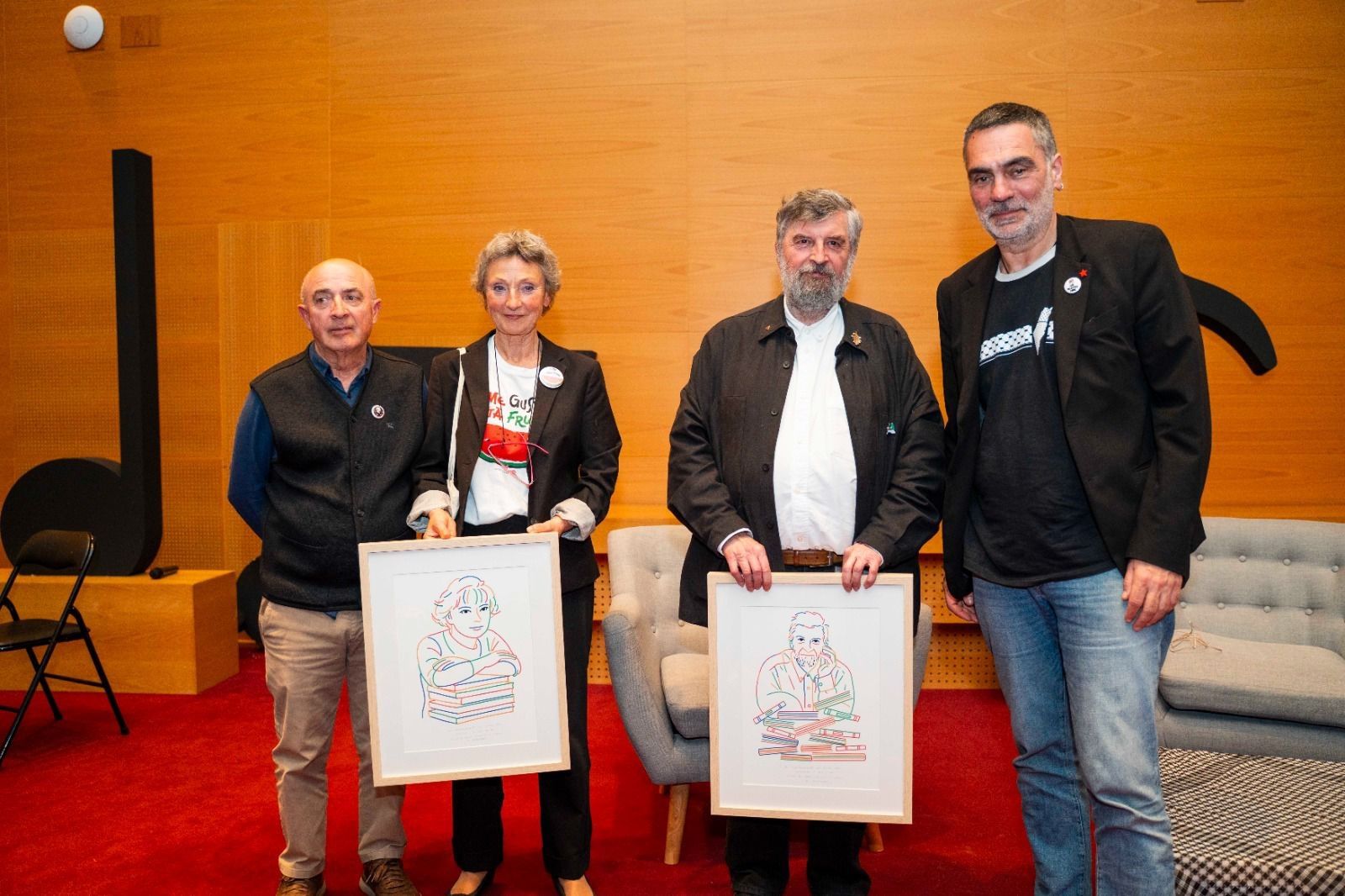 Luz Gallego ‘Nenuca’ y Manuel Bragado, homenajeados en el Salón do Libro