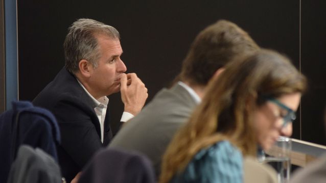 Rafa Domínguez, portavoz do PP, no pleno Rafa Domínguez, portavoz do PP, no pleno