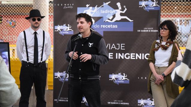 Anabel Gulías y Sergio García presentan 'El ladrón de receitas'