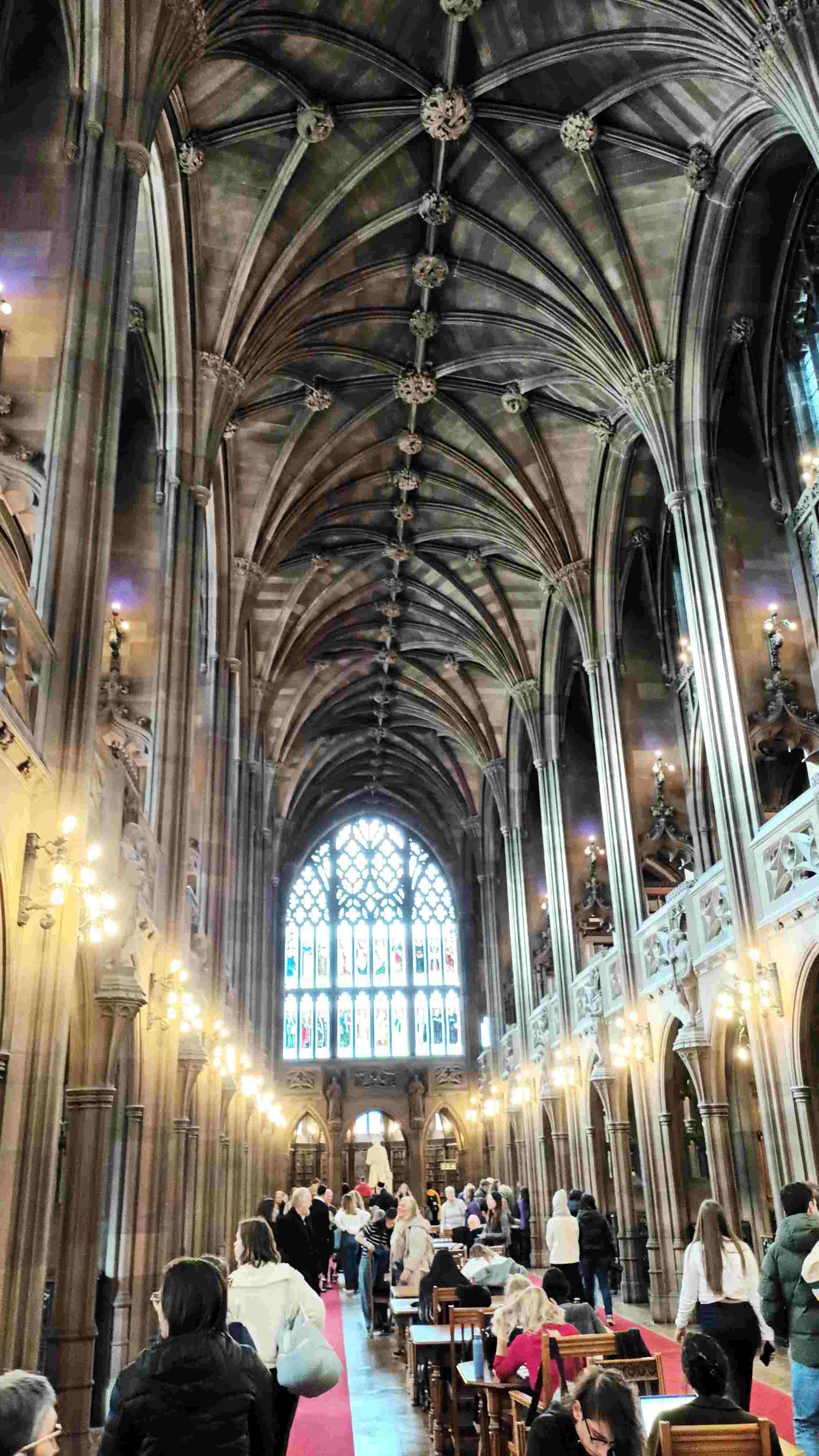 John Ryland's Library. Sala de lectura principal John Ryland's Library. Sala de lectura principal