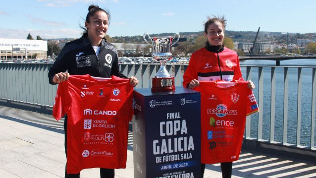 Presentación de las finales de Copa Galicia de fútbol sala