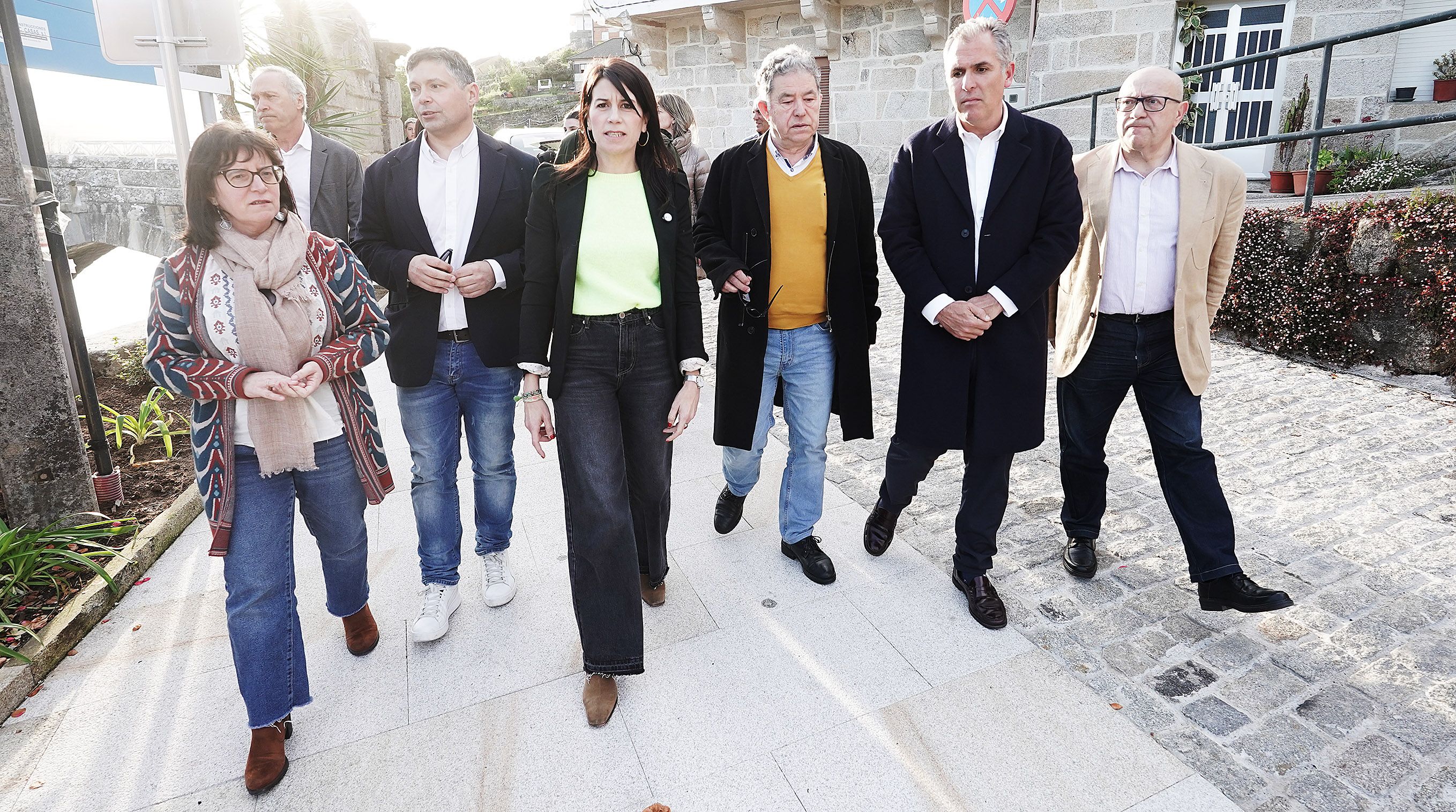 Visita institucional al puente medieval de Ponte Sampaio Visita institucional al puente medieval de Ponte Sampaio