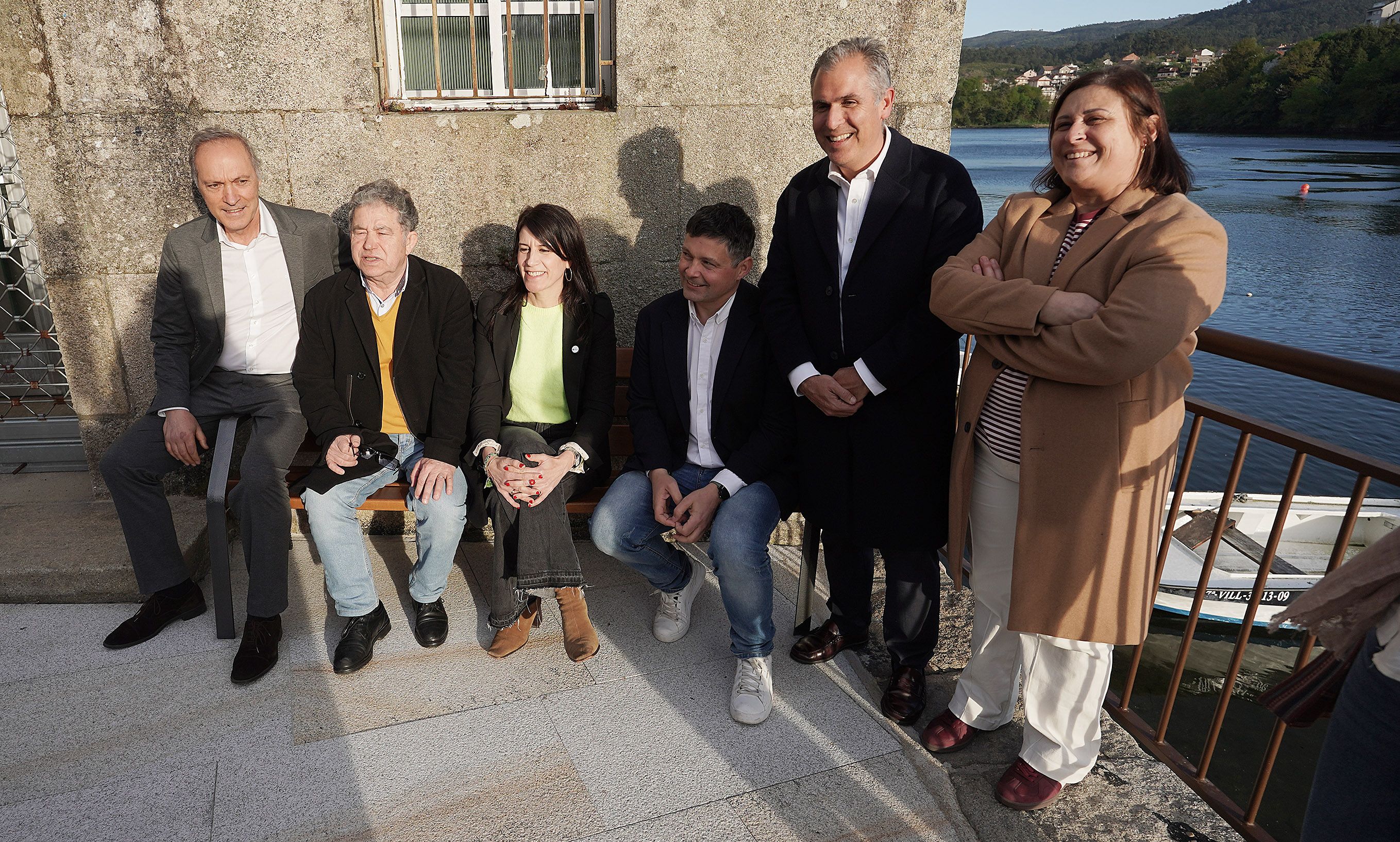 Visita institucional al puente medieval de Ponte Sampaio Visita institucional al puente medieval de Ponte Sampaio