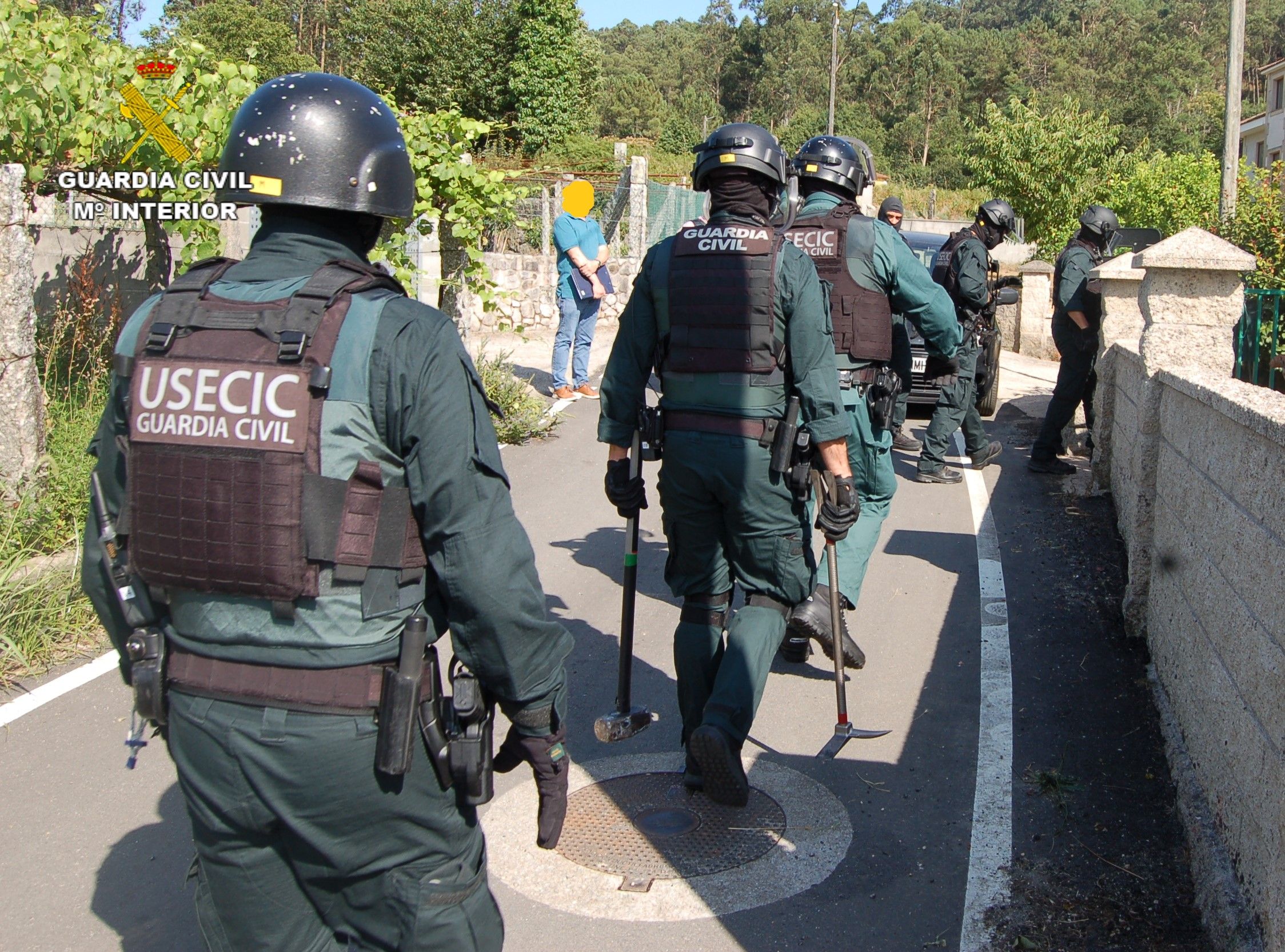 Intervención de la Guardia Civil
