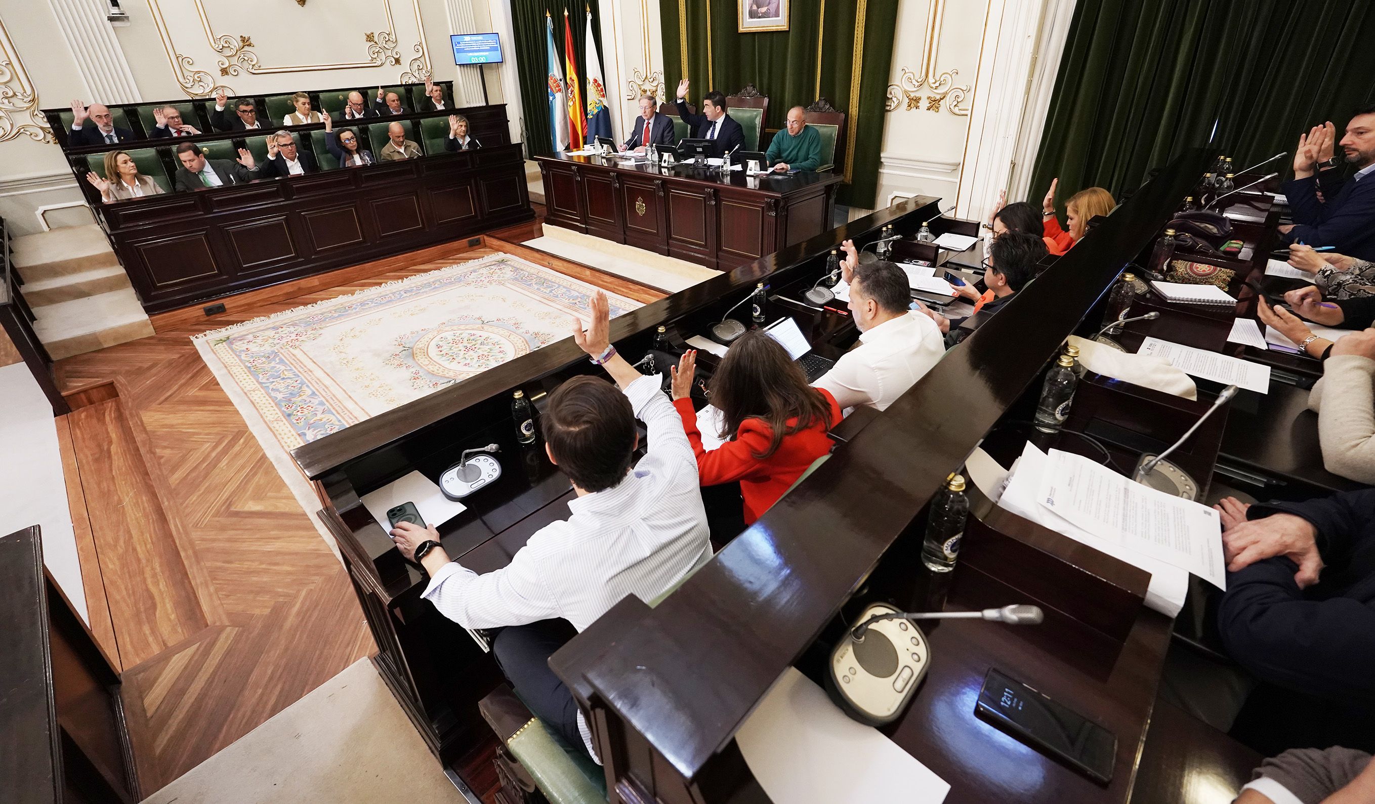 Pleno da Deputación de Pontevedra