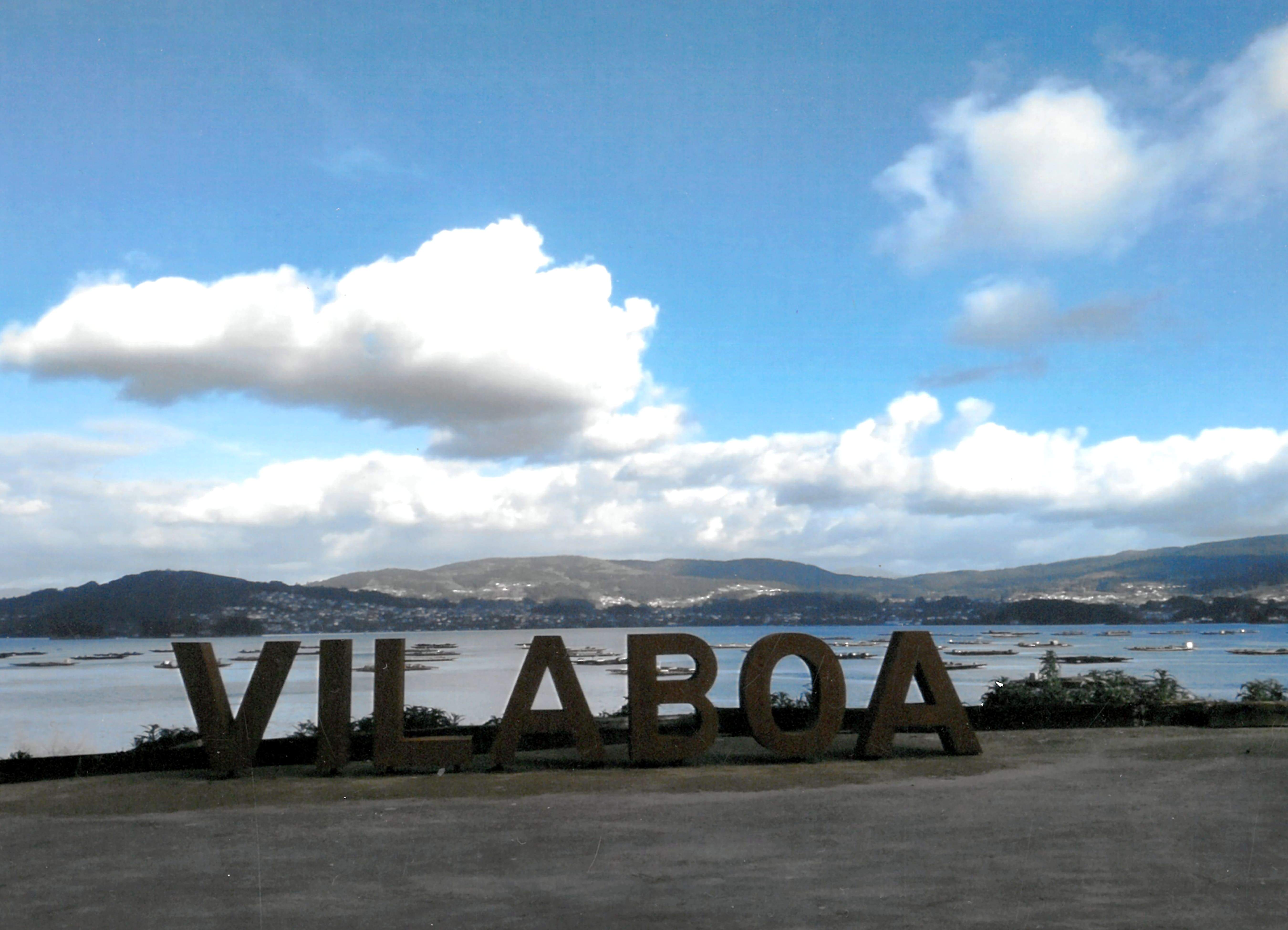 Obra de Oliver Calvo Acuña, titulada "Vilaboa sabe a mar"