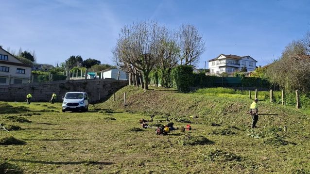 Posta a punto das praias de Marín para Semana Santa Posta a punto das praias de Marín para Semana Santa