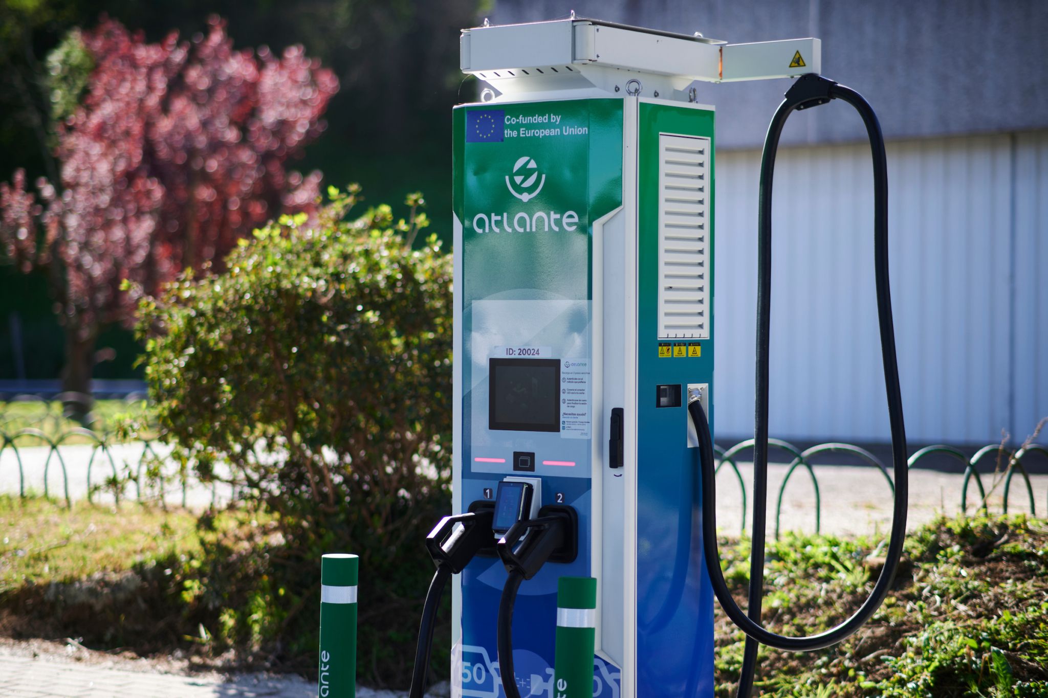 Punto de recarga para vehículos eléctricos