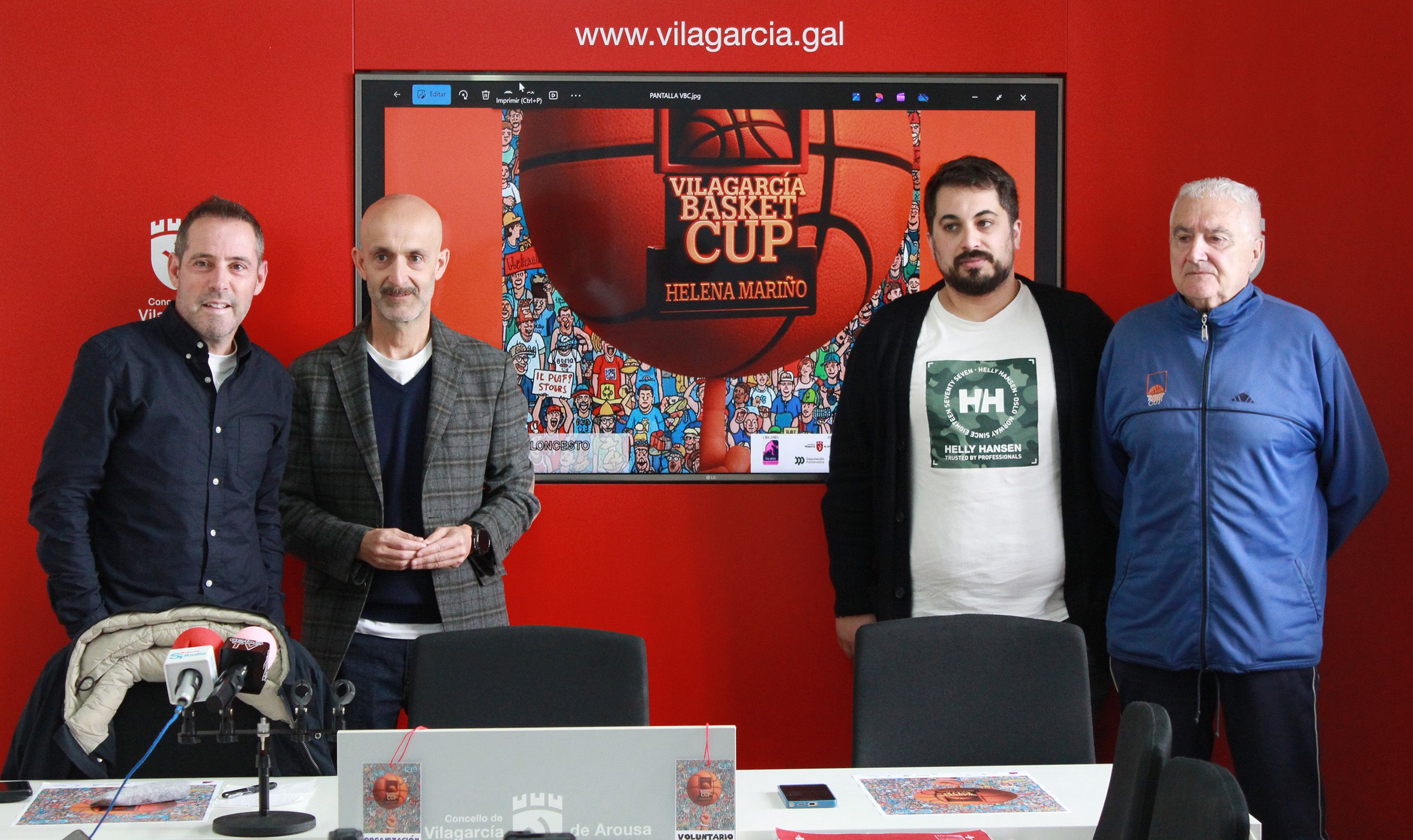 Presentación de la Vilagarcía Basket Cup