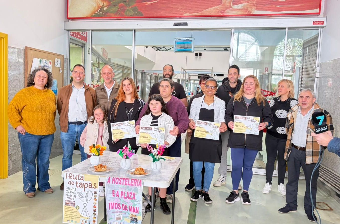 Entrega de premios de la primera ruta de tapas de Caldas