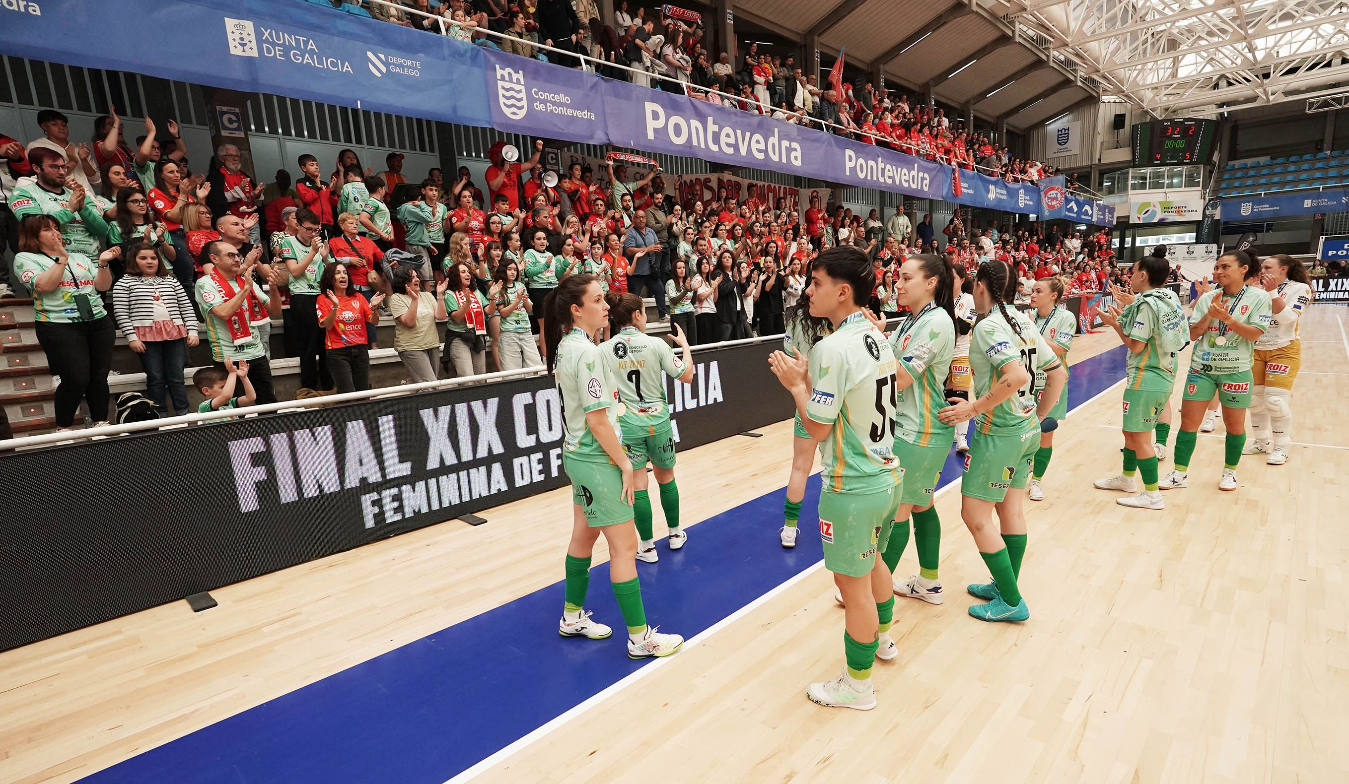 Final de la Copa Galicia de Fútbol Sala entre Poio Pescamar y Castro