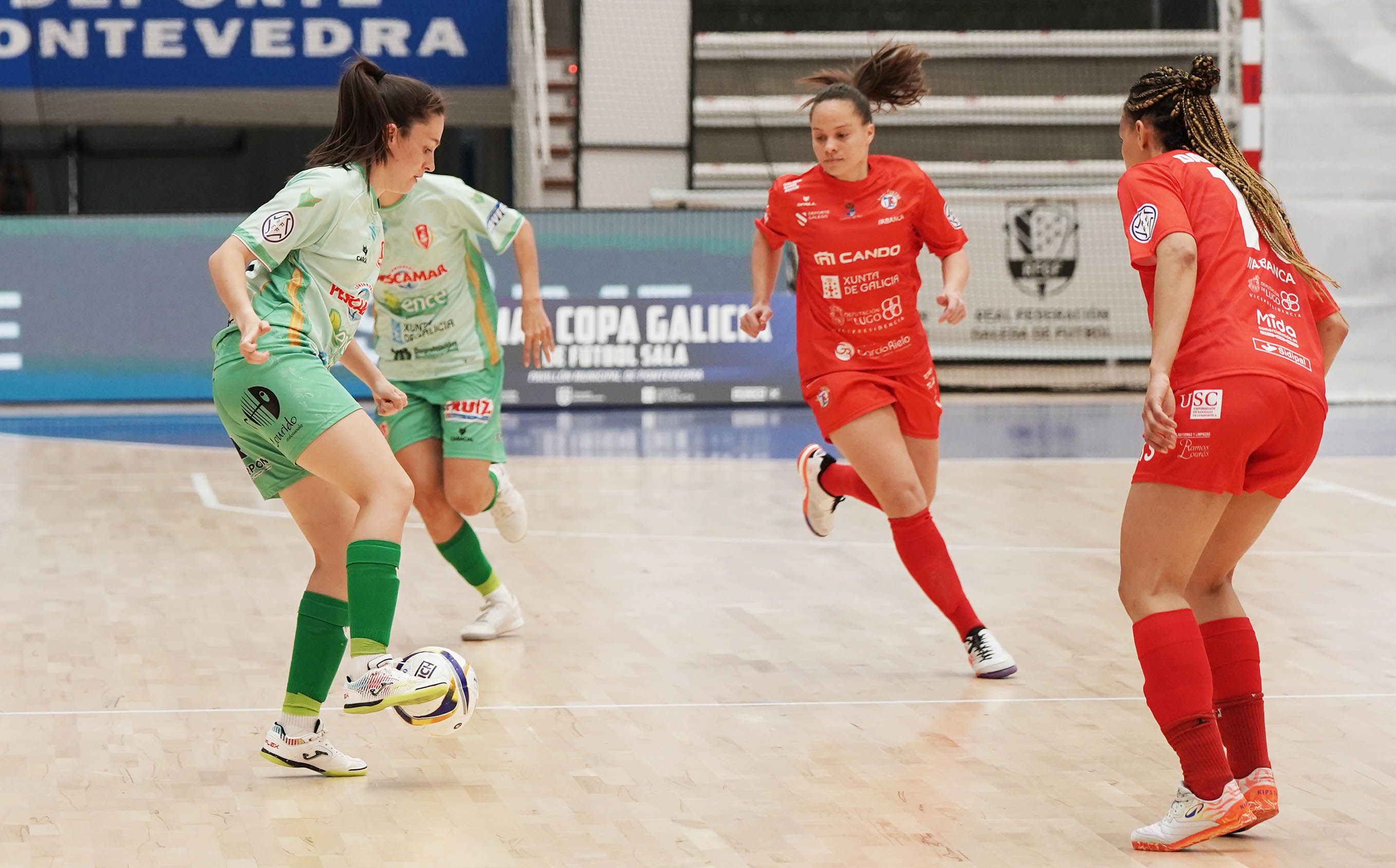 Final de la Copa Galicia de Fútbol Sala entre Poio Pescamar y Castro