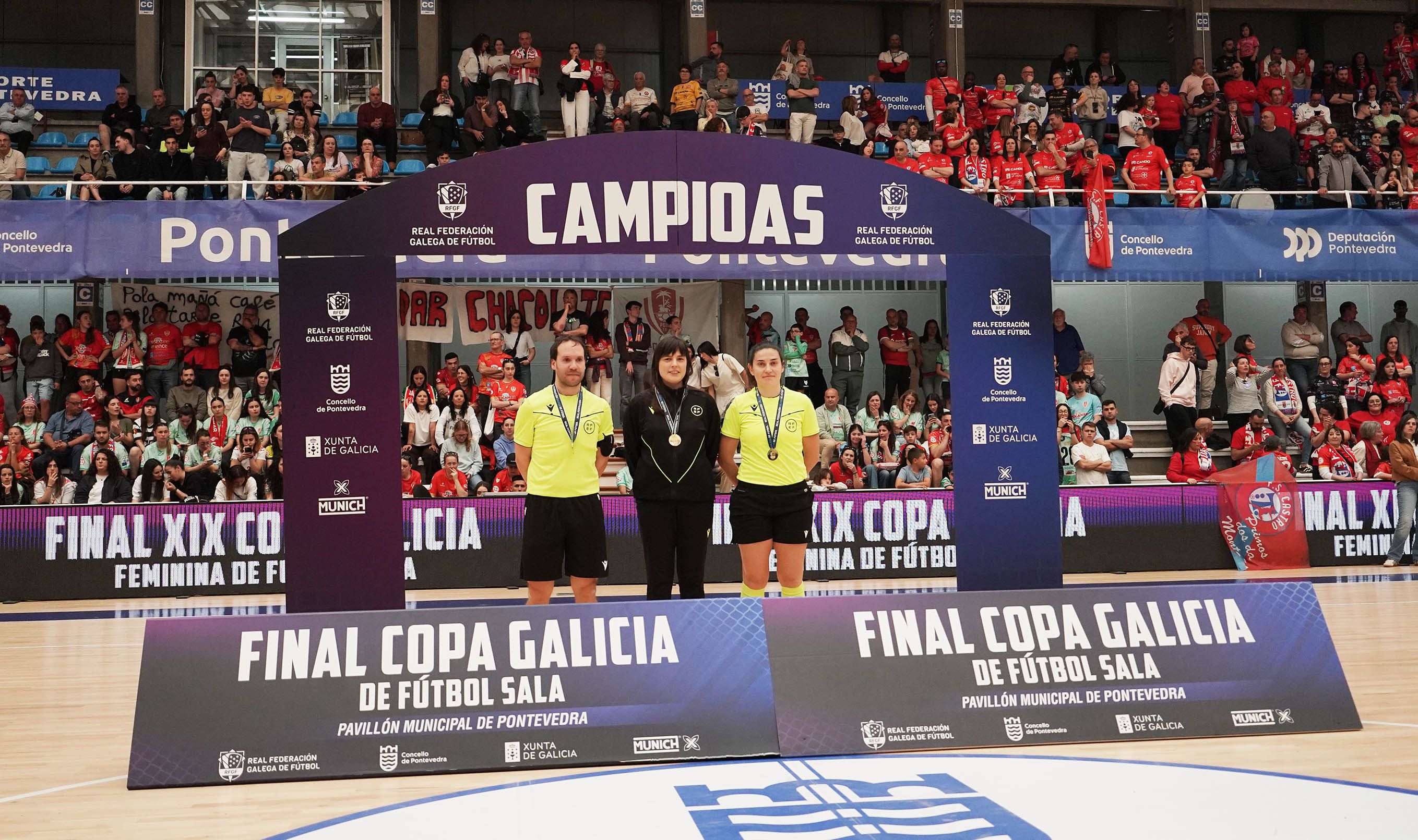Final de la Copa Galicia de Fútbol Sala entre Poio Pescamar y Castro