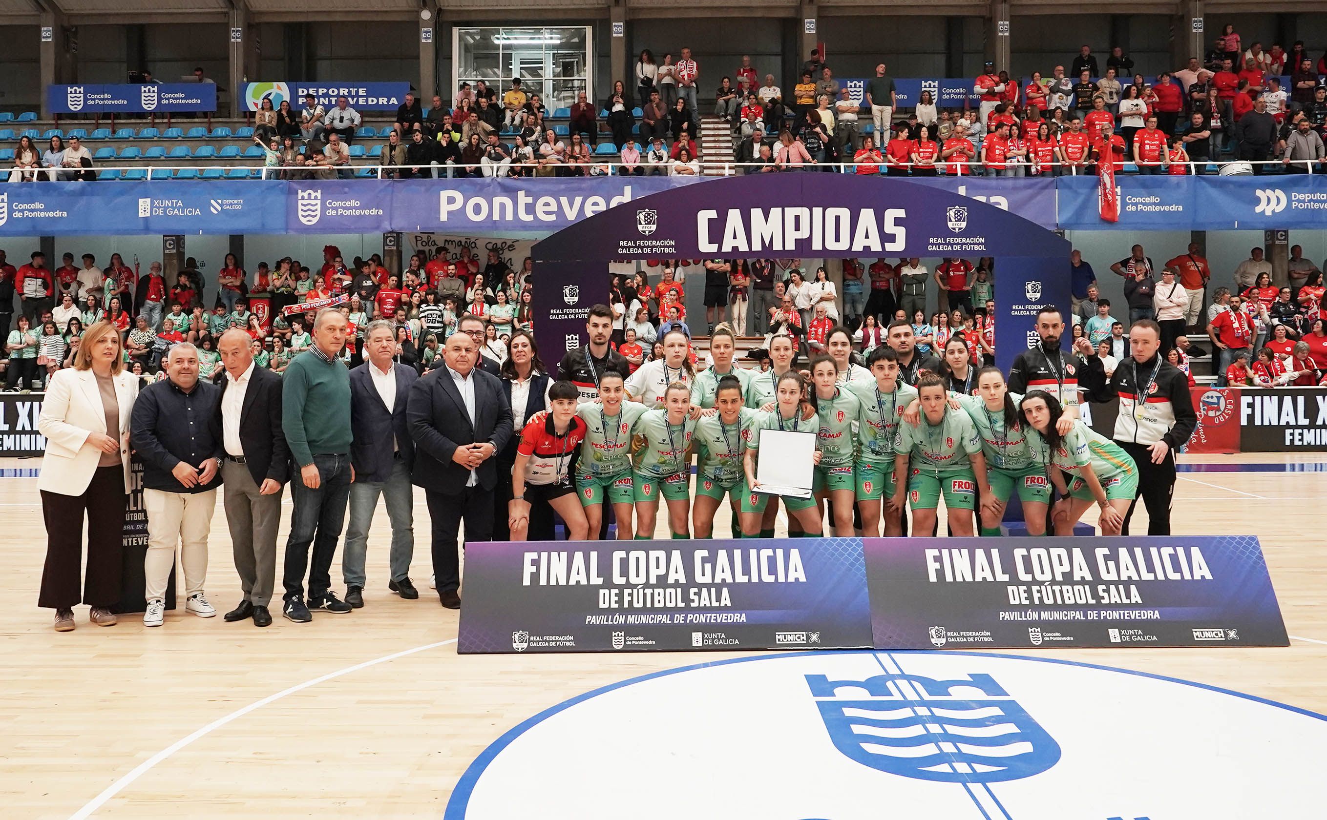Final de la Copa Galicia de Fútbol Sala entre Poio Pescamar y Castro