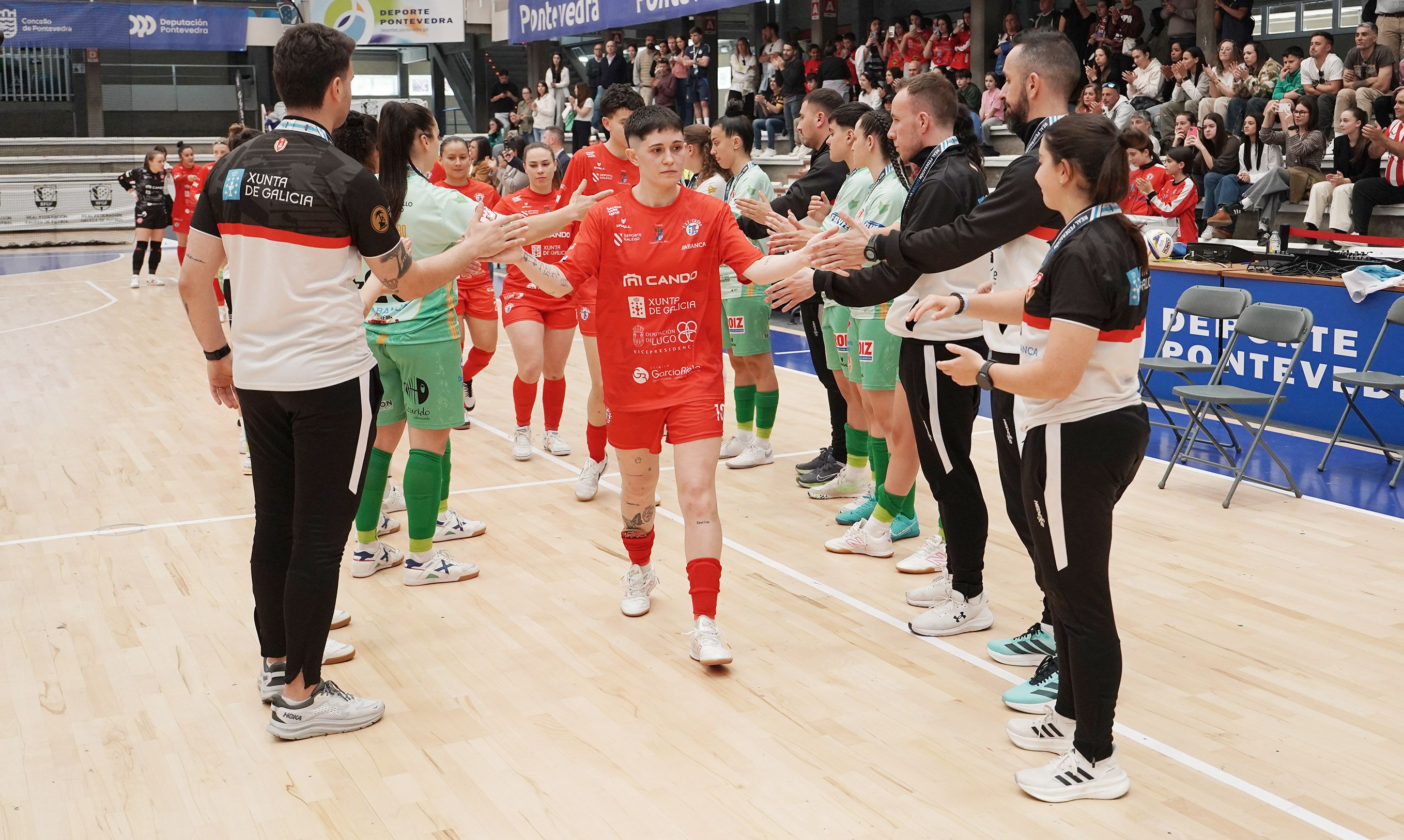 Final de la Copa Galicia de Fútbol Sala entre Poio Pescamar y Castro
