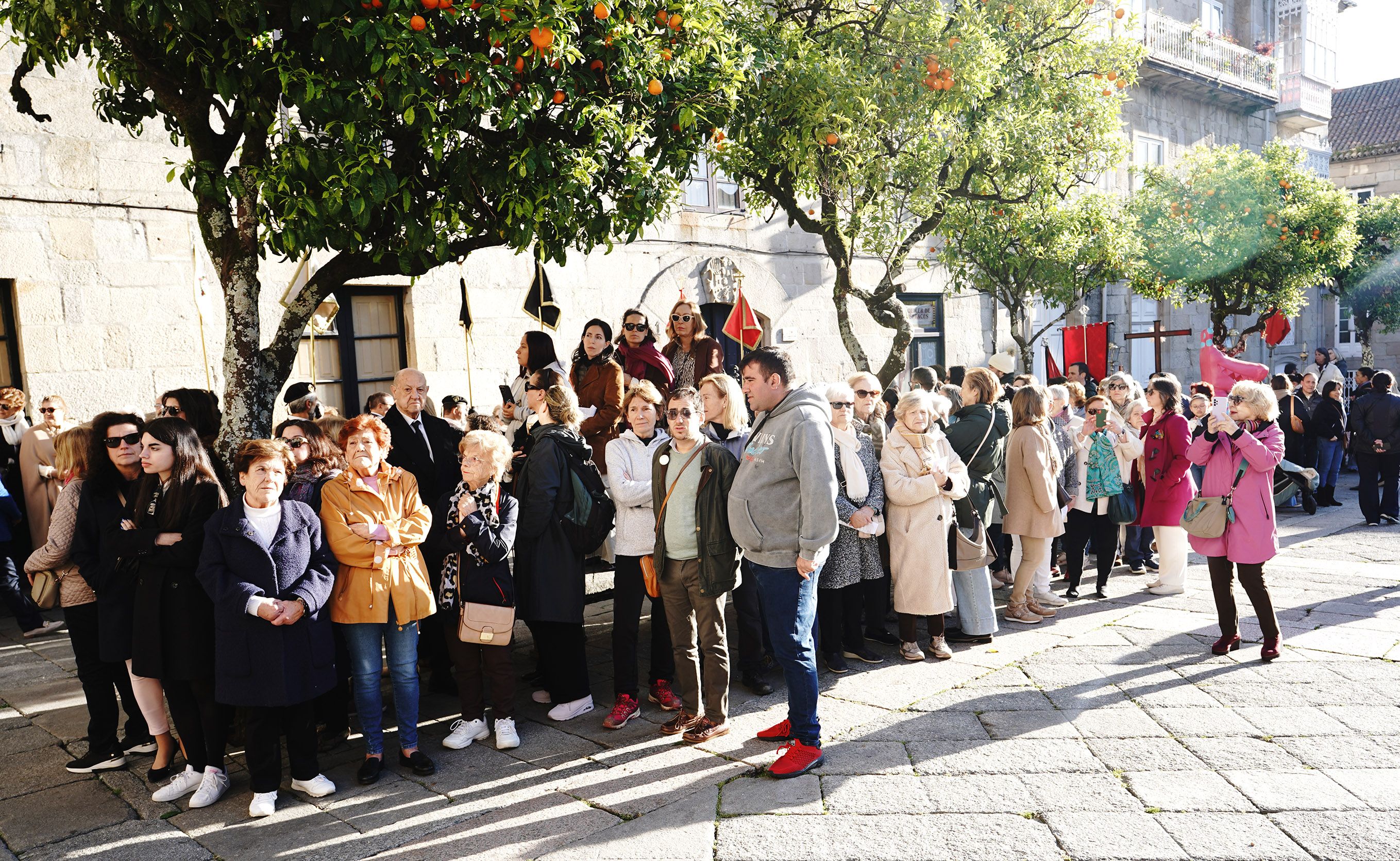 Procesión do 'Encontro' con Viacrucis Penitencial na Semana Santa de Pontevedra