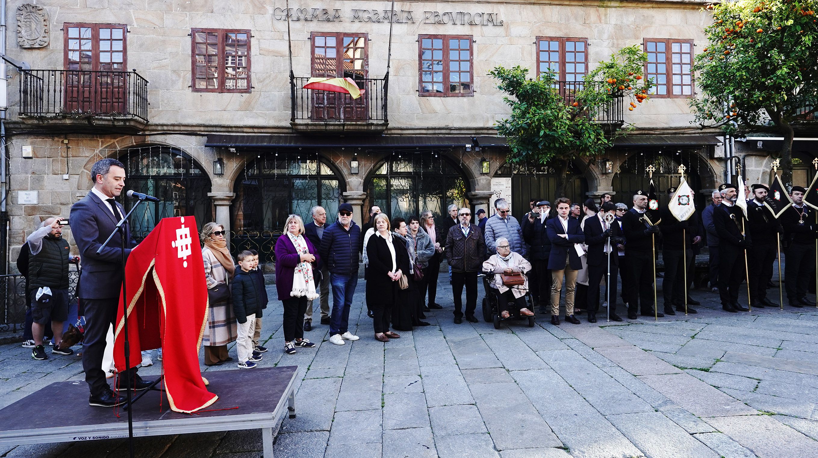 Procesión do 'Encontro' con Viacrucis Penitencial na Semana Santa de Pontevedra
