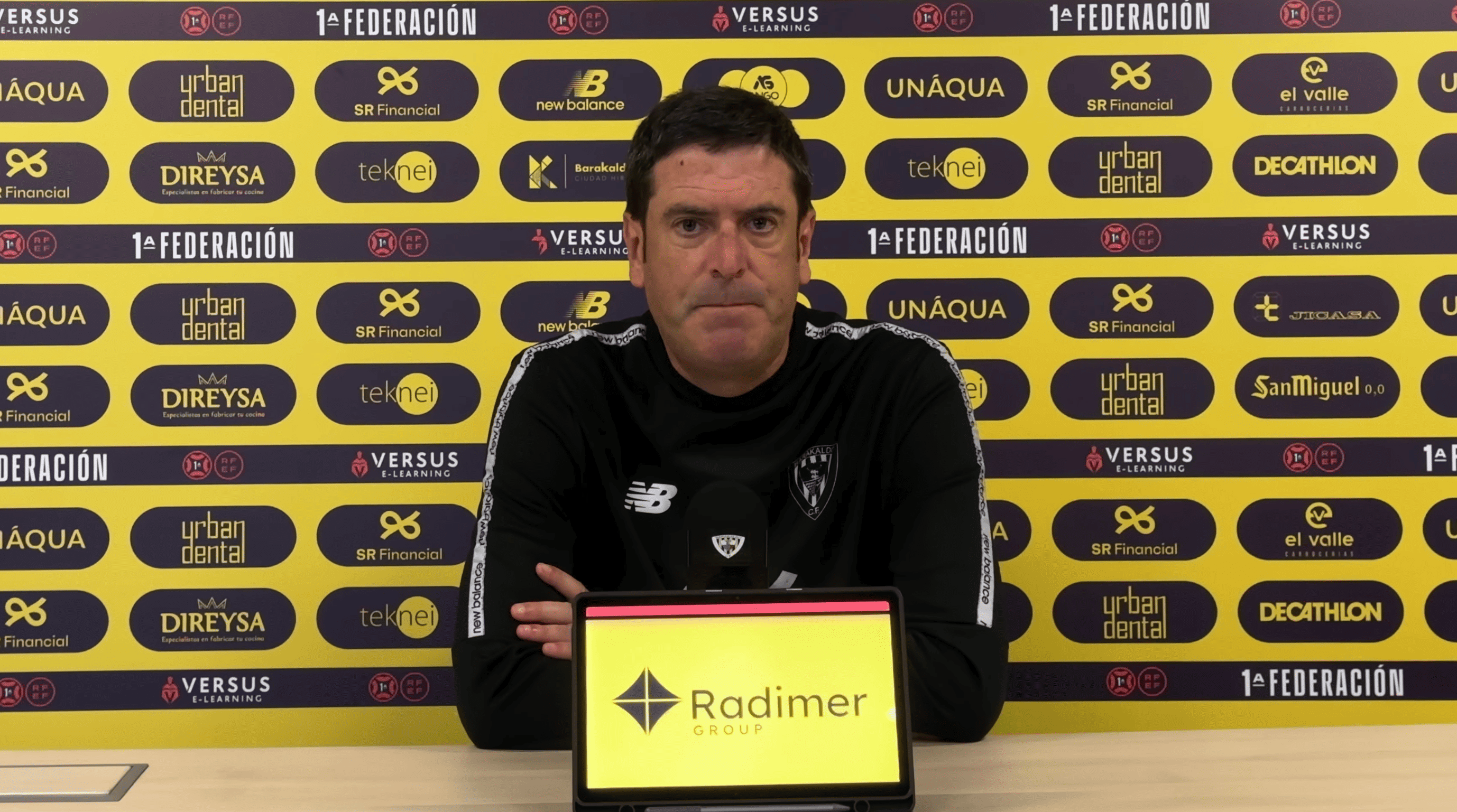 Imanol de la Sota, entrenador del Barakaldo