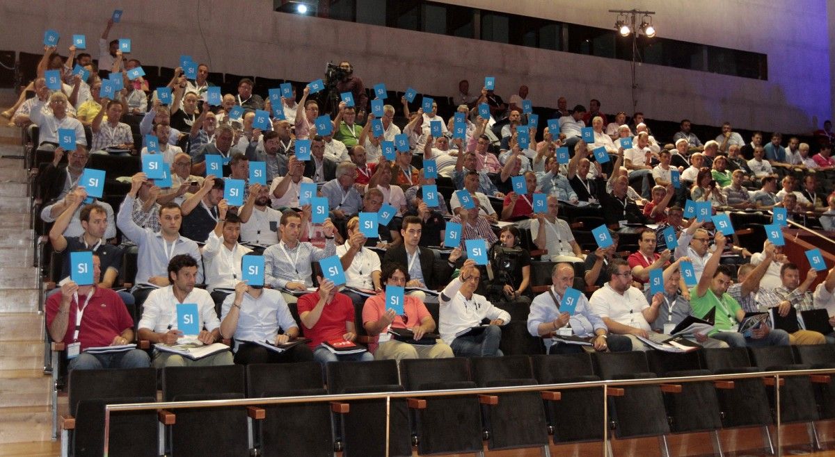 Asemblea da Federación Galega de Fútbol celebrada en Santiago