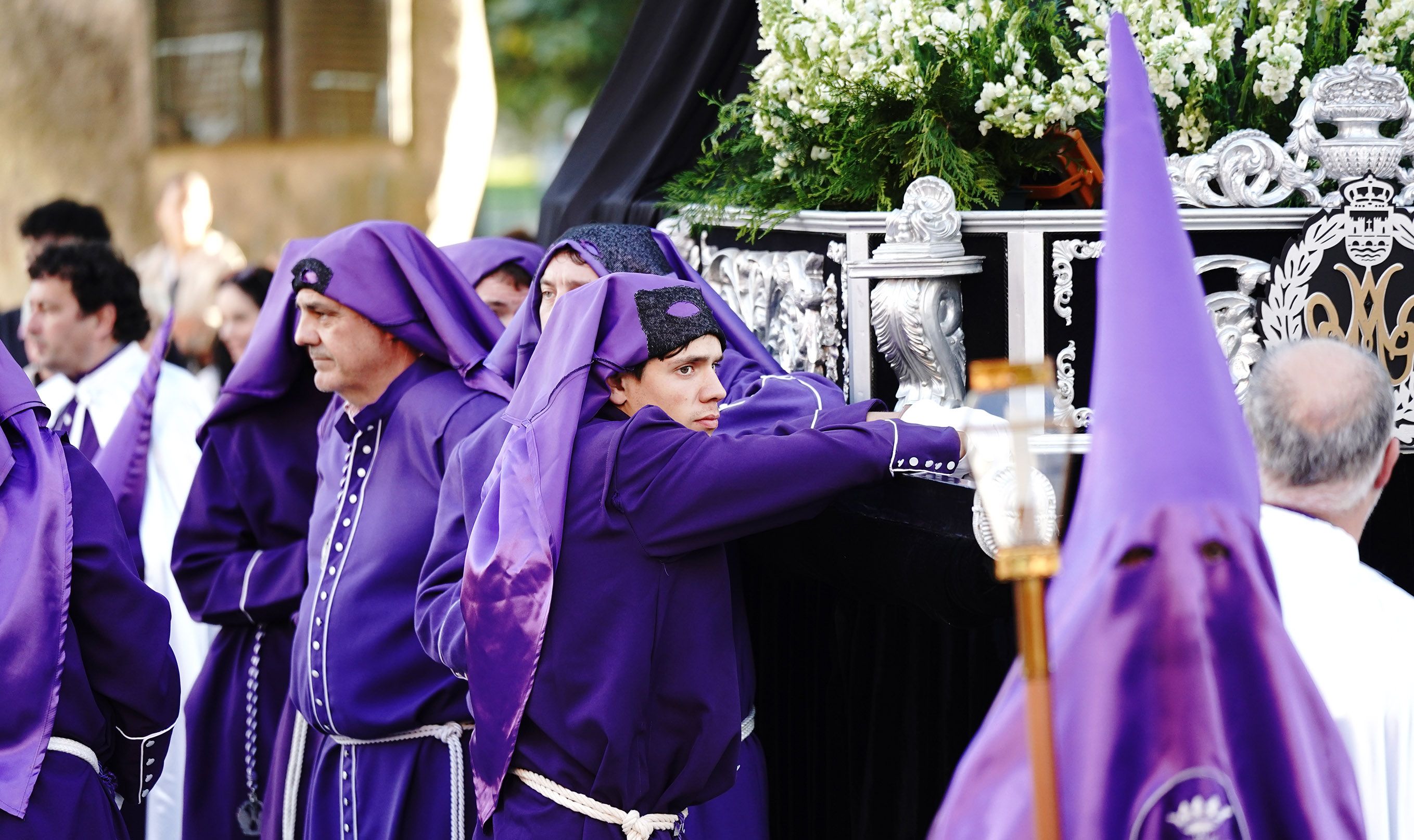 Procesión do Encontro de Xesús Resucitado que pecha a Semana Santa de Pontevedra Procesión do Encontro de Xesús Resucitado que pecha a Semana Santa de Pontevedra