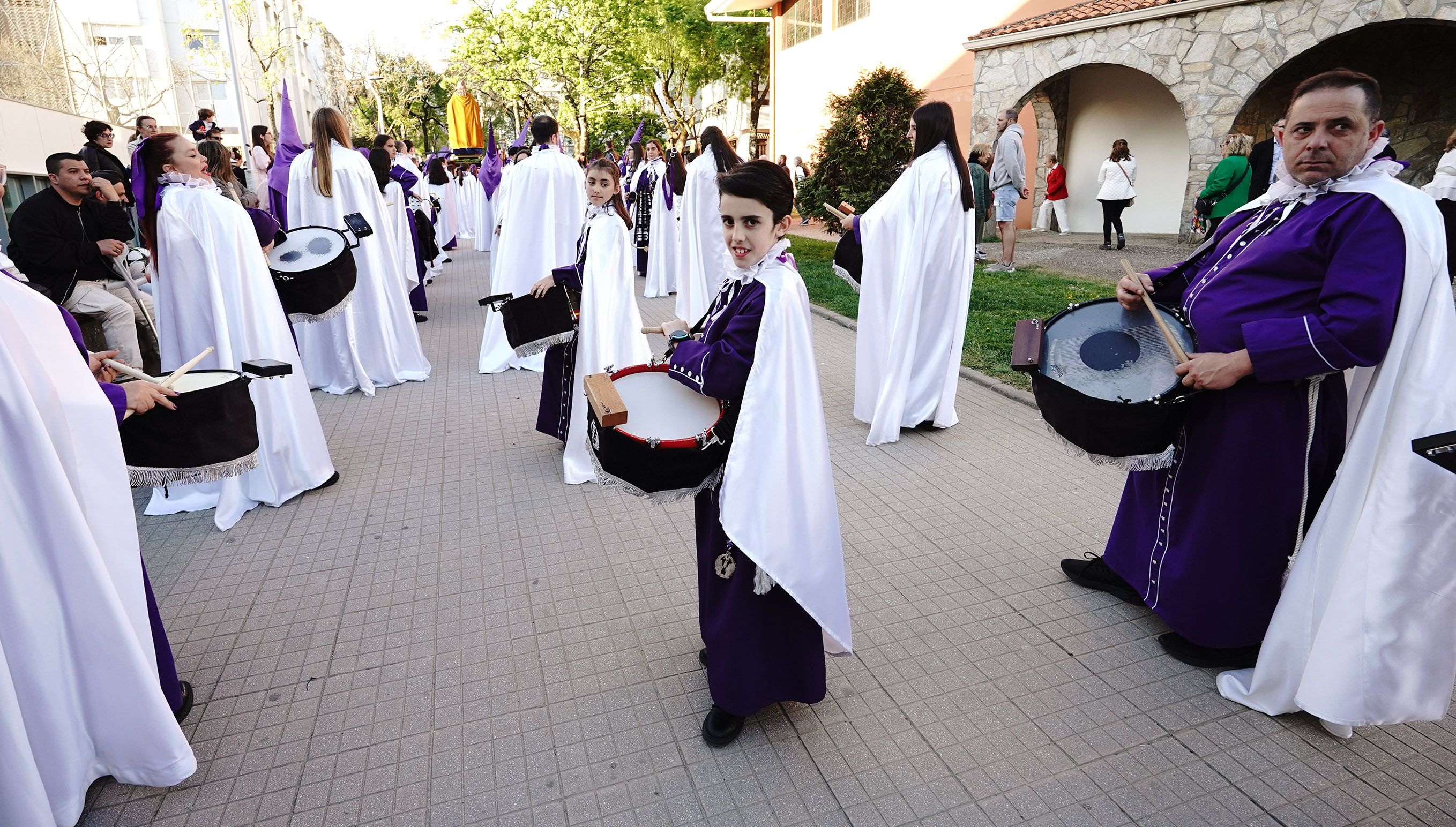 Procesión do Encontro de Xesús Resucitado que pecha a Semana Santa de Pontevedra Procesión do Encontro de Xesús Resucitado que pecha a Semana Santa de Pontevedra