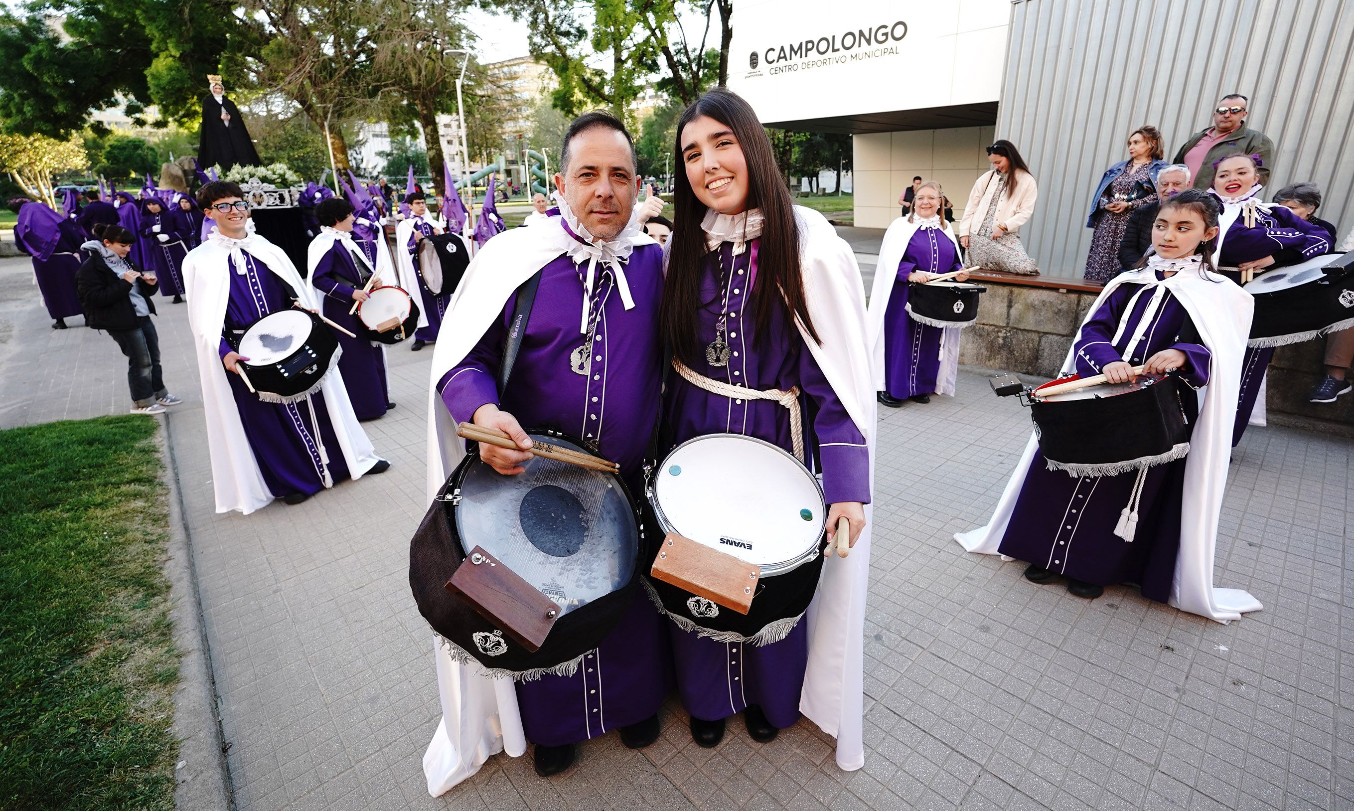 Procesión do Encontro de Xesús Resucitado que pecha a Semana Santa de Pontevedra Procesión do Encontro de Xesús Resucitado que pecha a Semana Santa de Pontevedra