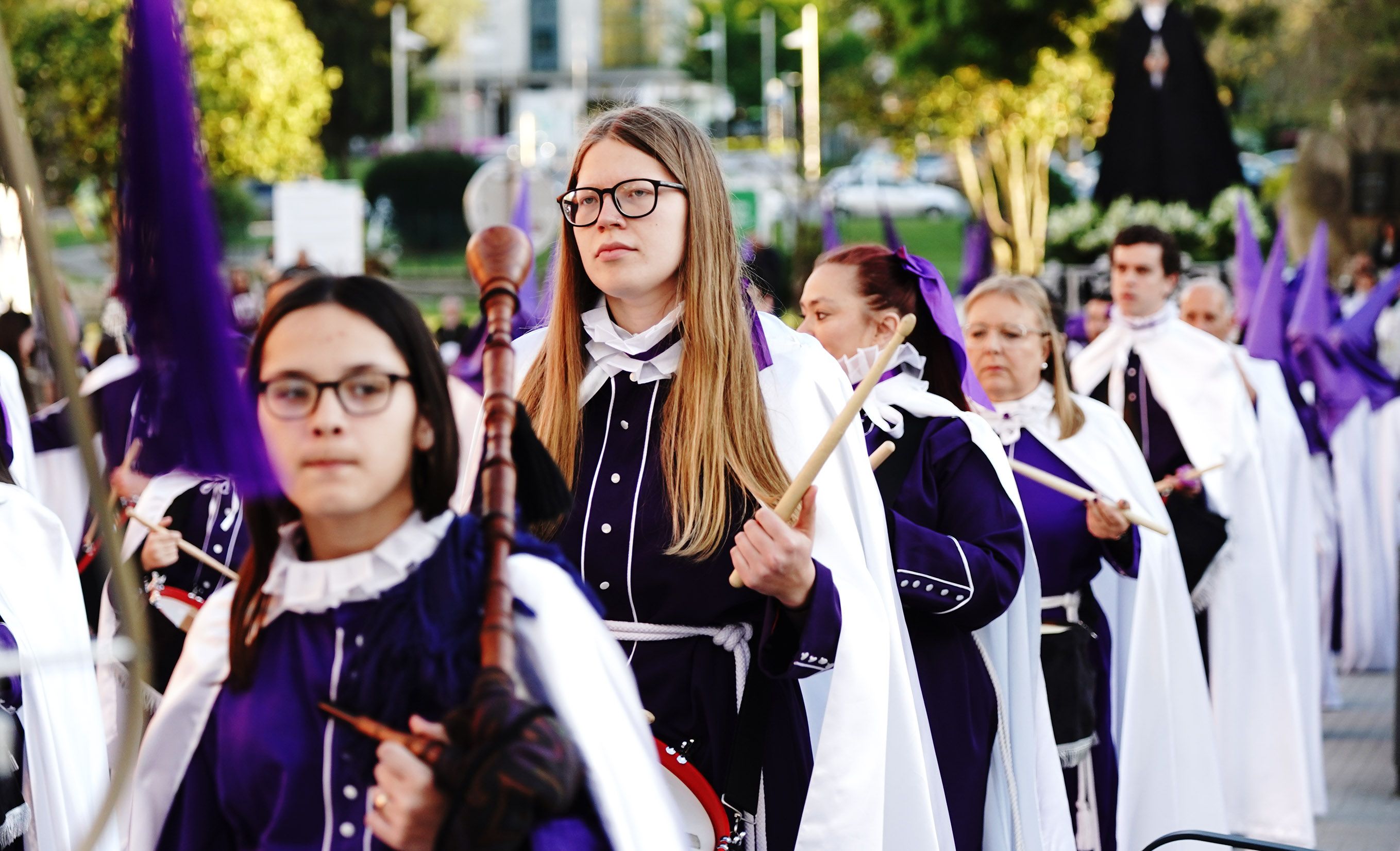 Procesión do Encontro de Xesús Resucitado que pecha a Semana Santa de Pontevedra Procesión do Encontro de Xesús Resucitado que pecha a Semana Santa de Pontevedra