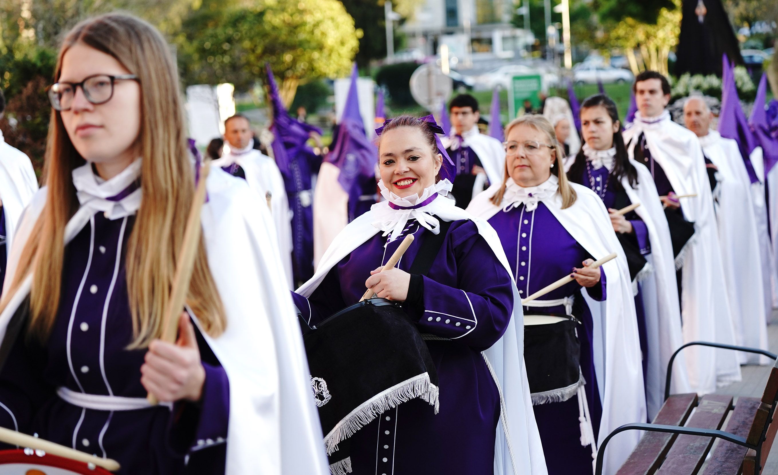 Procesión do Encontro de Xesús Resucitado que pecha a Semana Santa de Pontevedra Procesión do Encontro de Xesús Resucitado que pecha a Semana Santa de Pontevedra