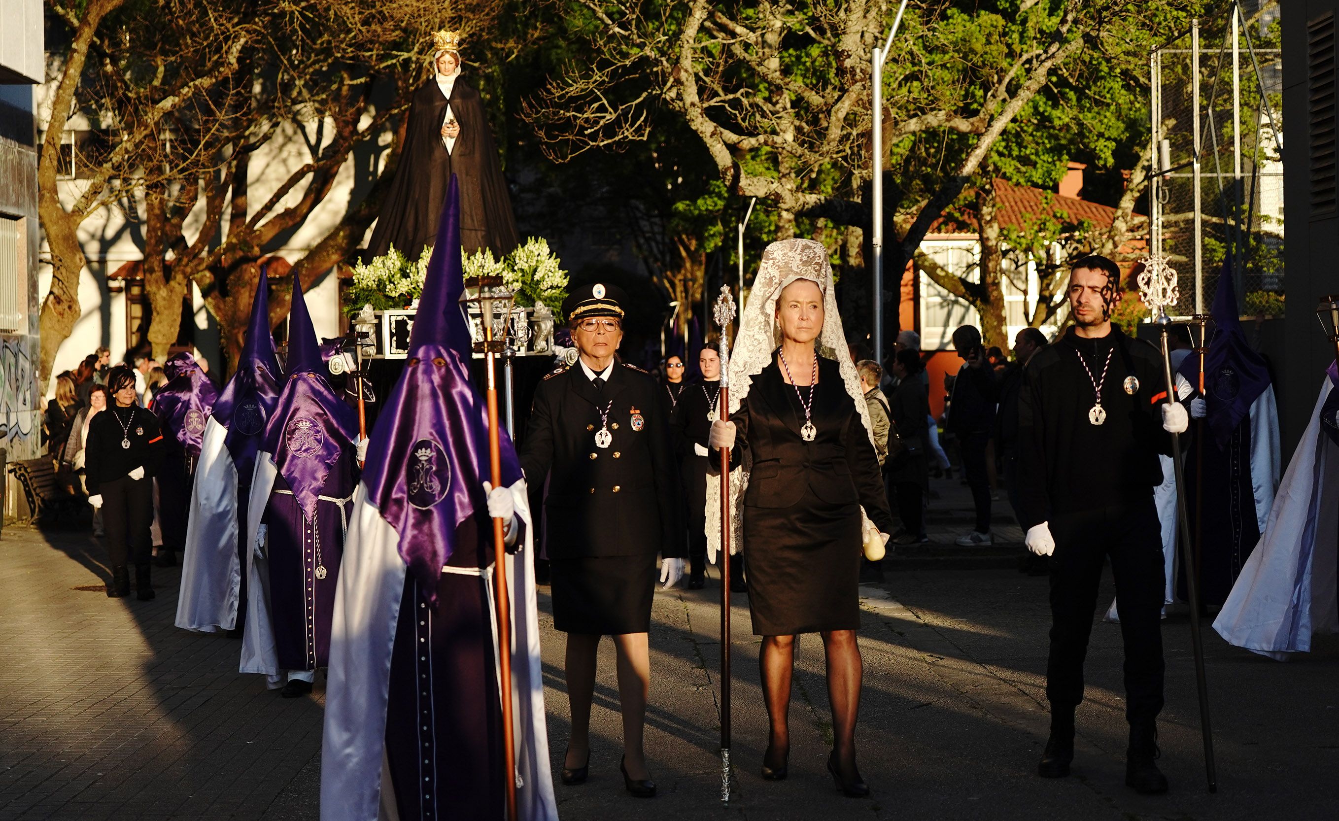 Procesión do Encontro de Xesús Resucitado que pecha a Semana Santa de Pontevedra Procesión do Encontro de Xesús Resucitado que pecha a Semana Santa de Pontevedra