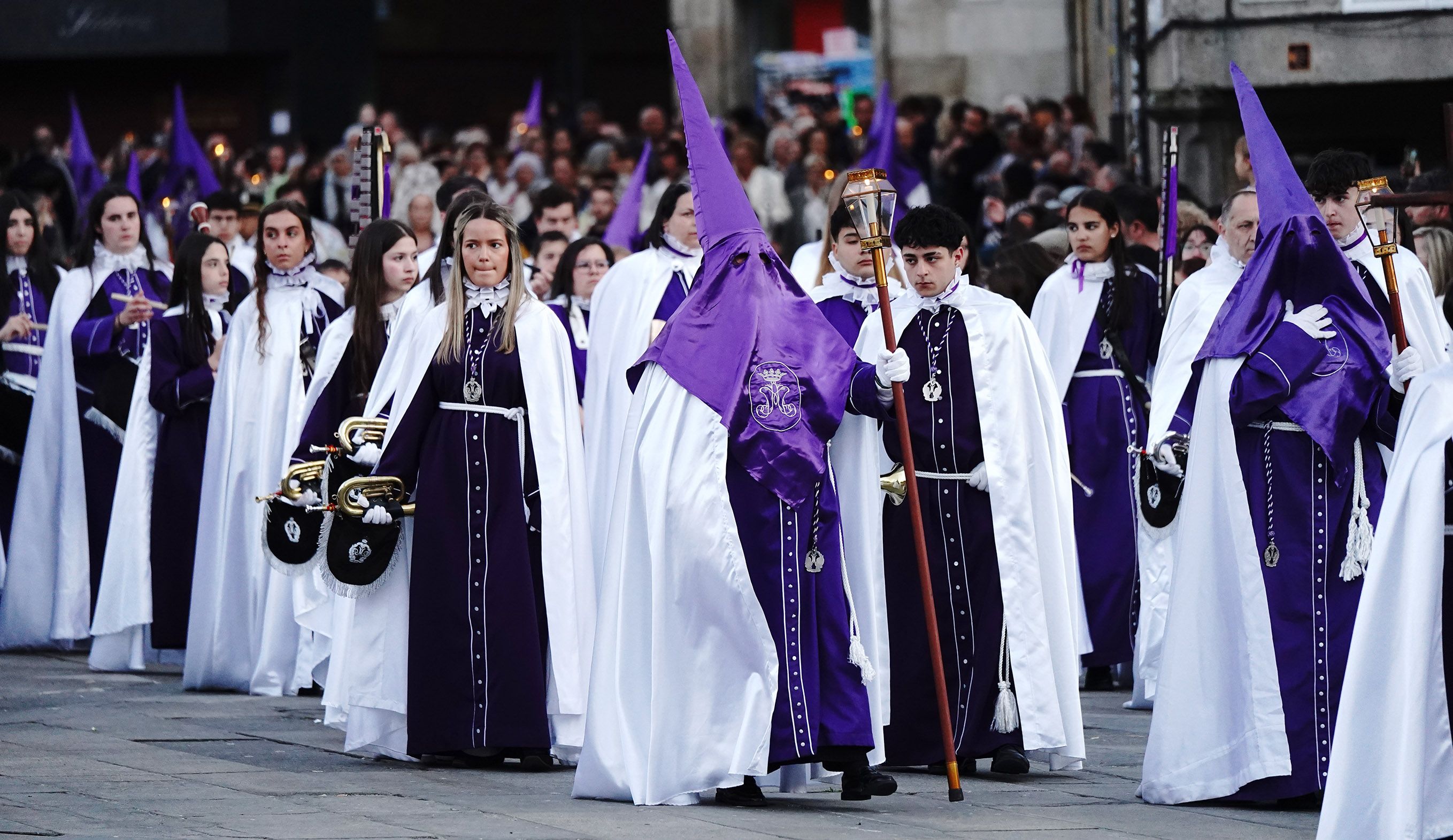 Procesión do Encontro de Xesús Resucitado que pecha a Semana Santa de Pontevedra Procesión do Encontro de Xesús Resucitado que pecha a Semana Santa de Pontevedra