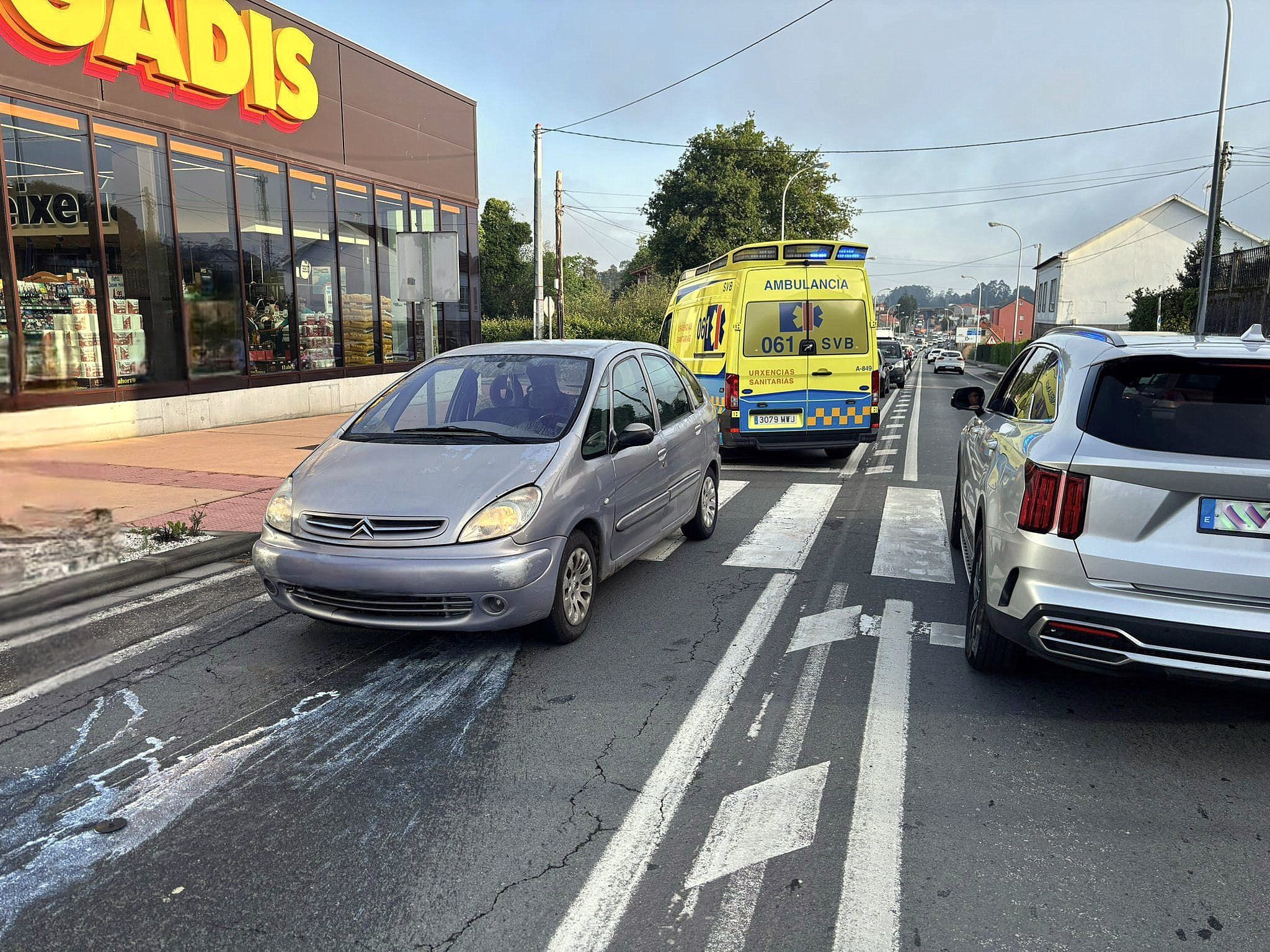 Atropelo dunha muller de 80 anos en Sanxenxo