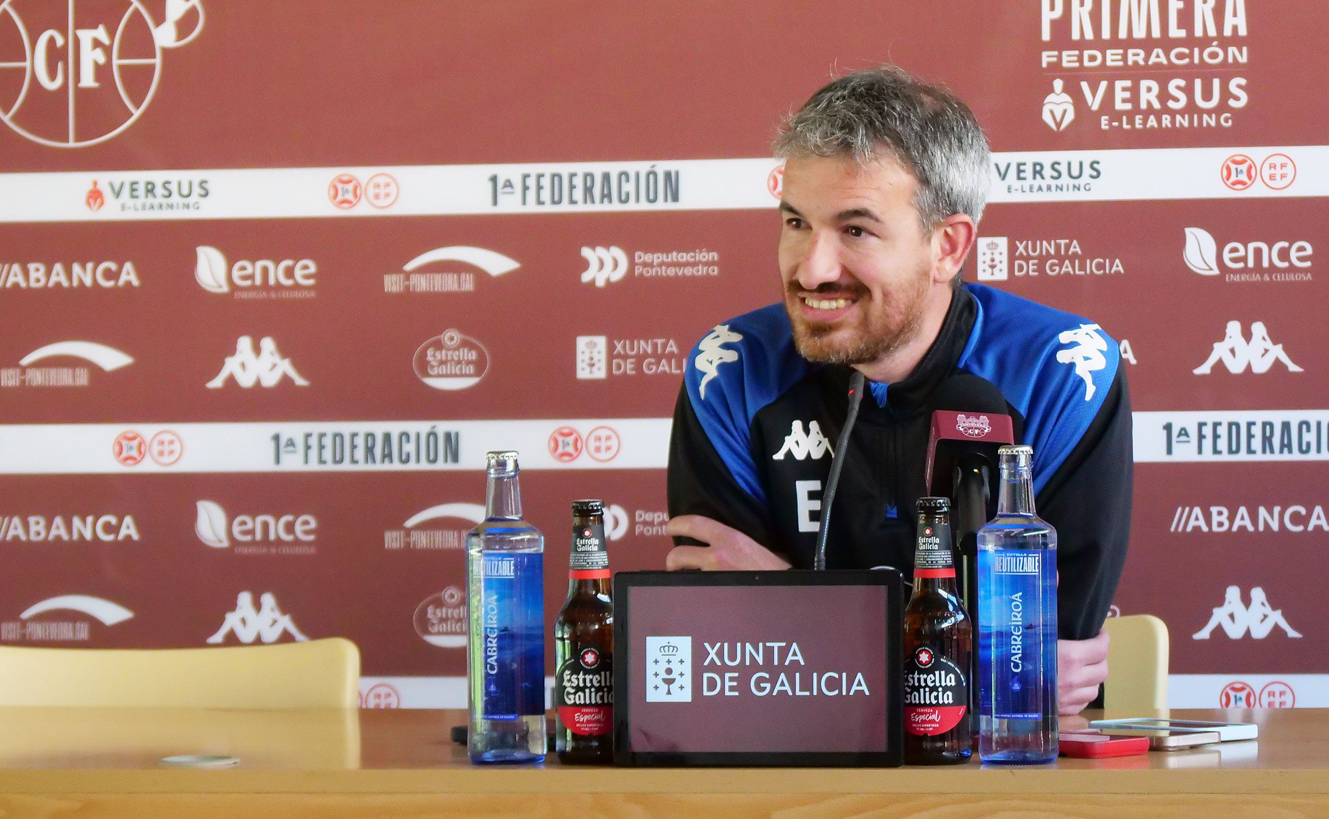 Rubén Domínguez, entrenador del Pontevedra
