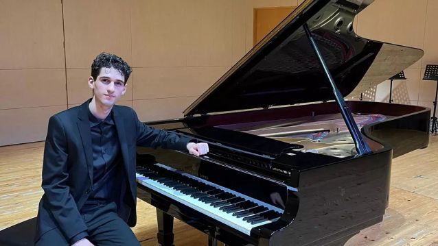 O pianista pontevedrés Miguel Montes Cal