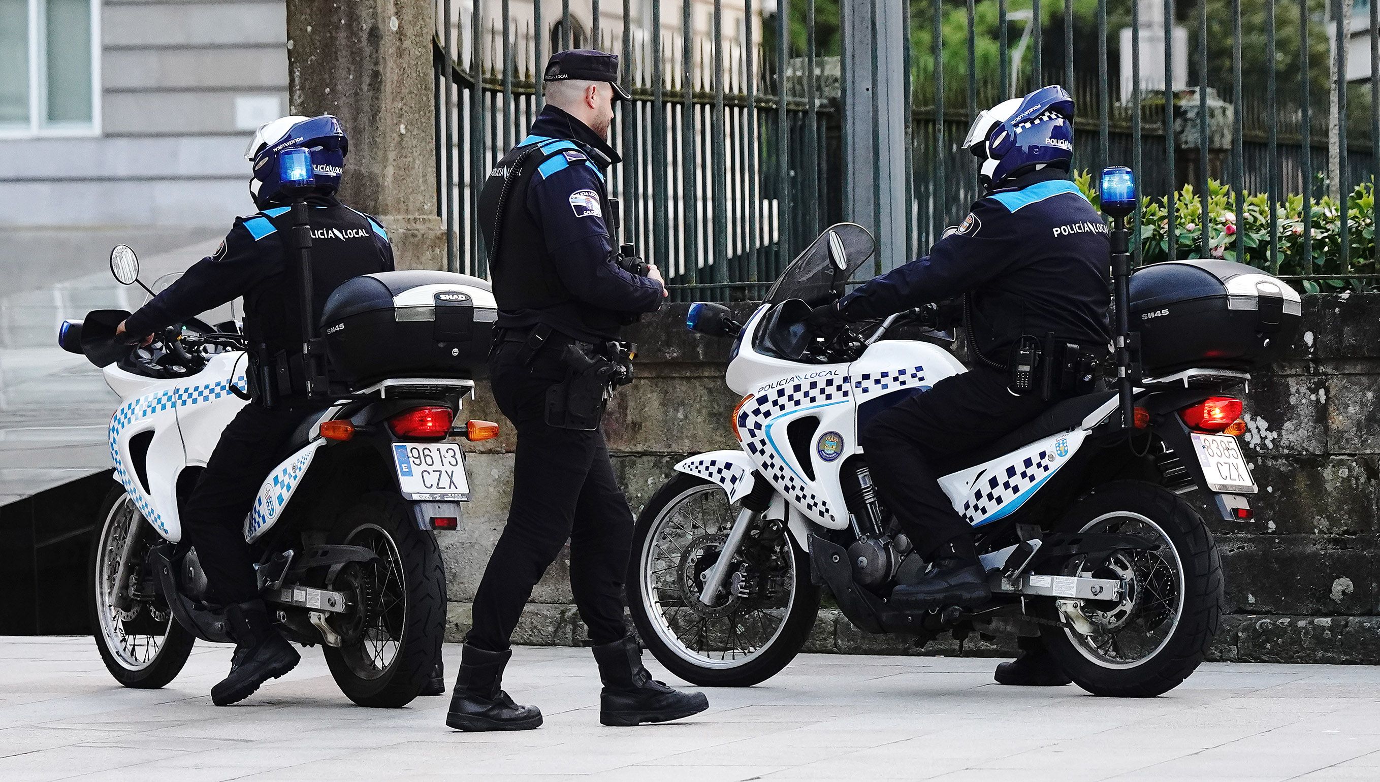 Axentes da Policia Local de Pontevedra