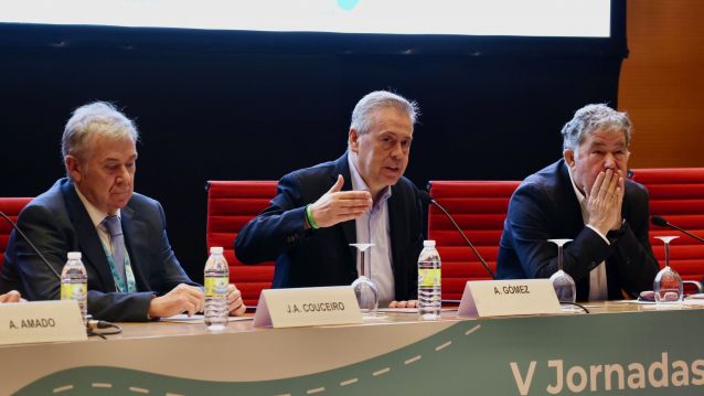 O conselleiro de Sanidade Antonio Gómez Caamaño e o alcalde de Pontevedra Miguel Anxo Fernández Loers O conselleiro de Sanidade Antonio Gómez Caamaño e o alcalde de Pontevedra Miguel Anxo Fernández Loers