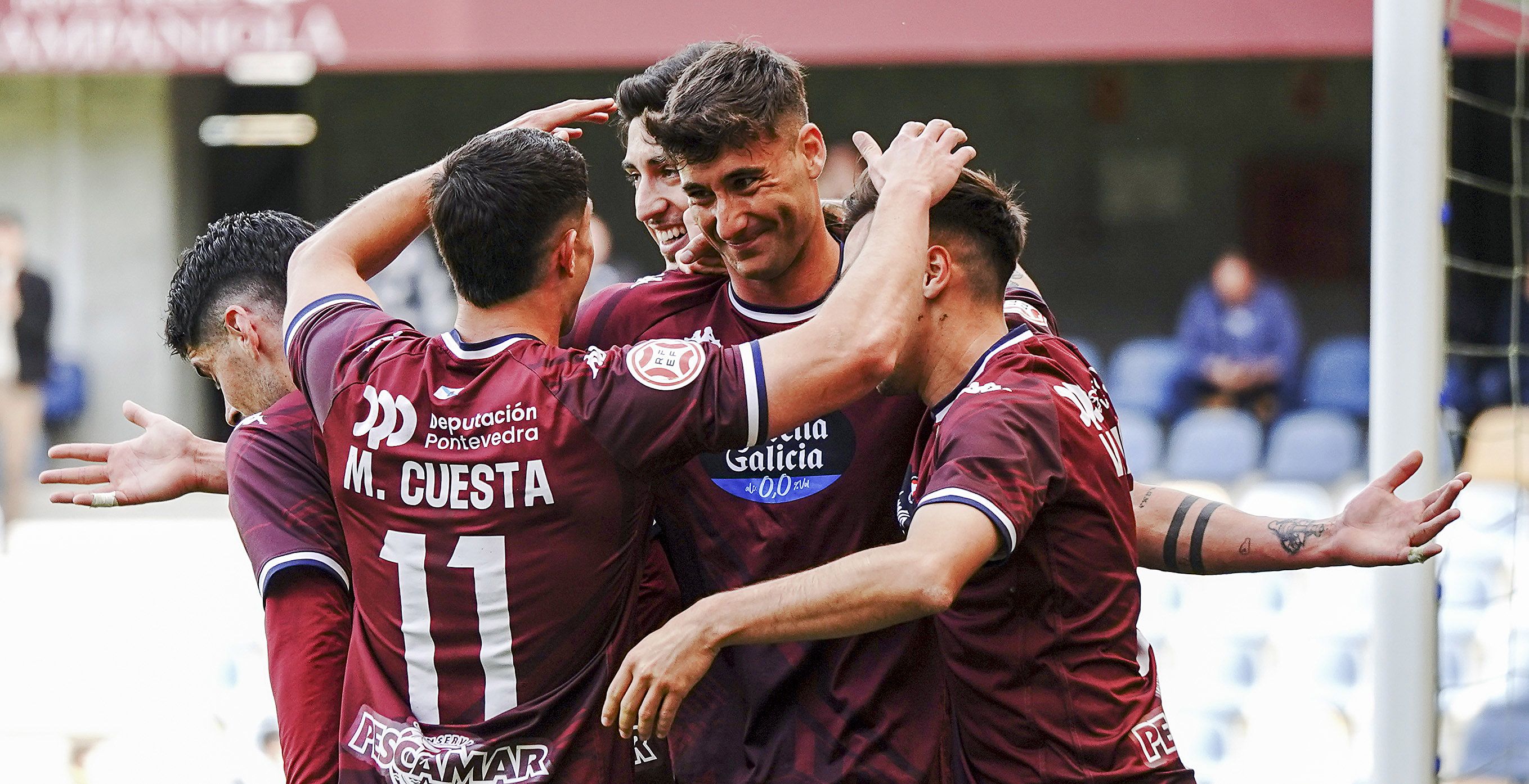 Alain Ribeiro, en el partido entre Pontevedra CF y SD Ponferradina en Pasarón