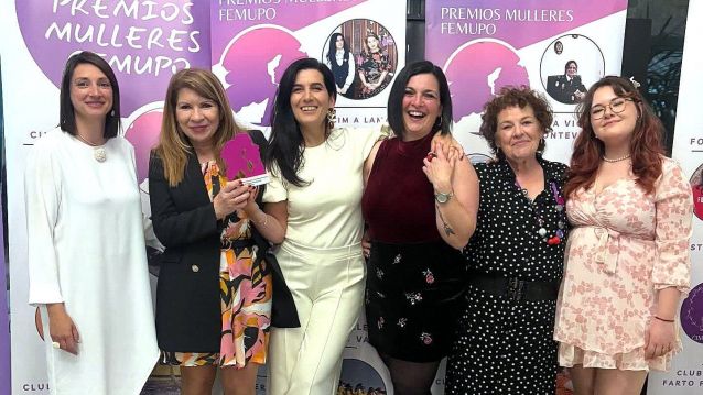Galardoadas nos Premios Mulleres FEMUPO