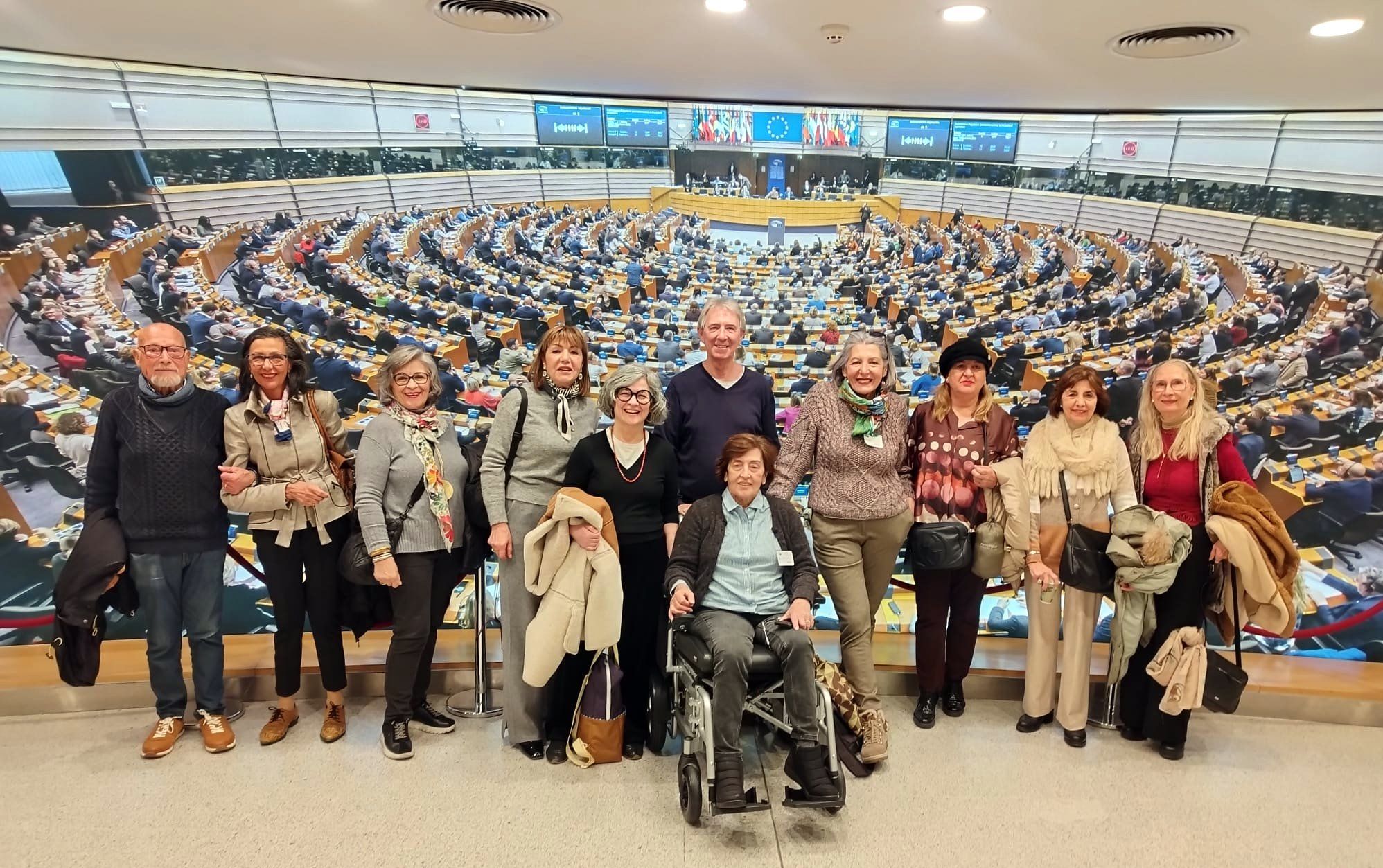 Alumnado de la UNED en el Parlamento Europeo