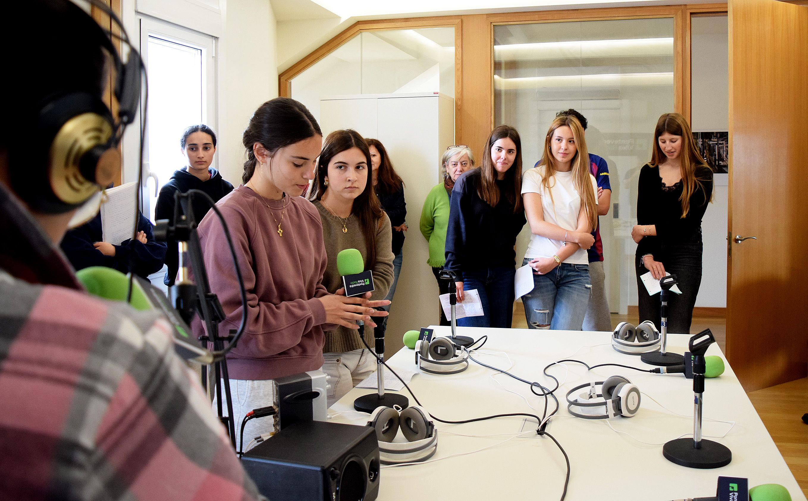 Estudiantes del club de lectura del IES Sánchez Cantón de Pontevedra