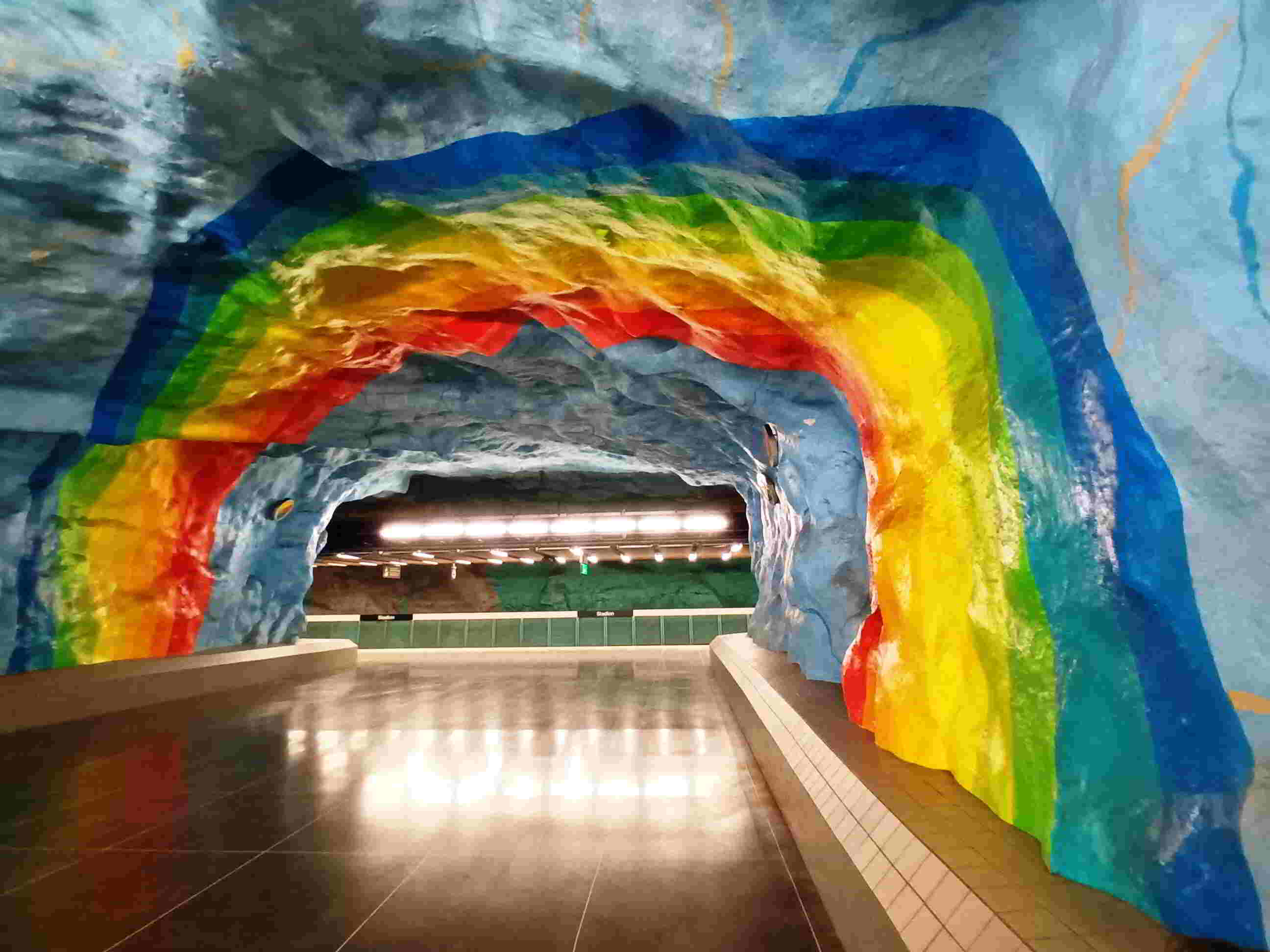 Metro de Estocolmo, estación de Stadion
