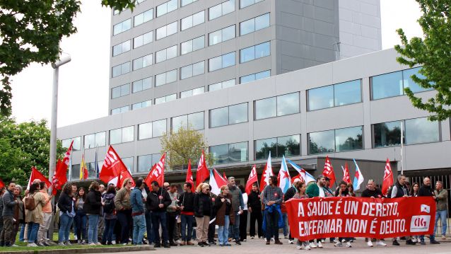 Protesta da CIG contra a "criminalización" das baixas laborais