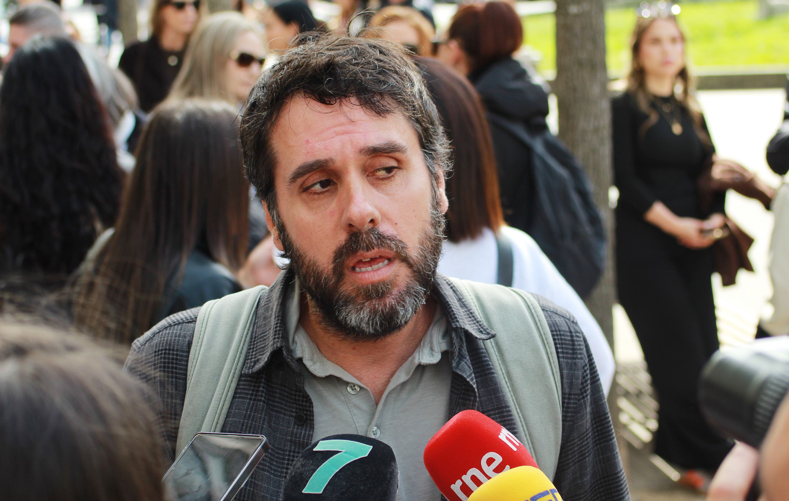 Manifestación en Pontevedra del personal del comercio textil y calzado Manifestación en Pontevedra del personal del comercio textil y calzado