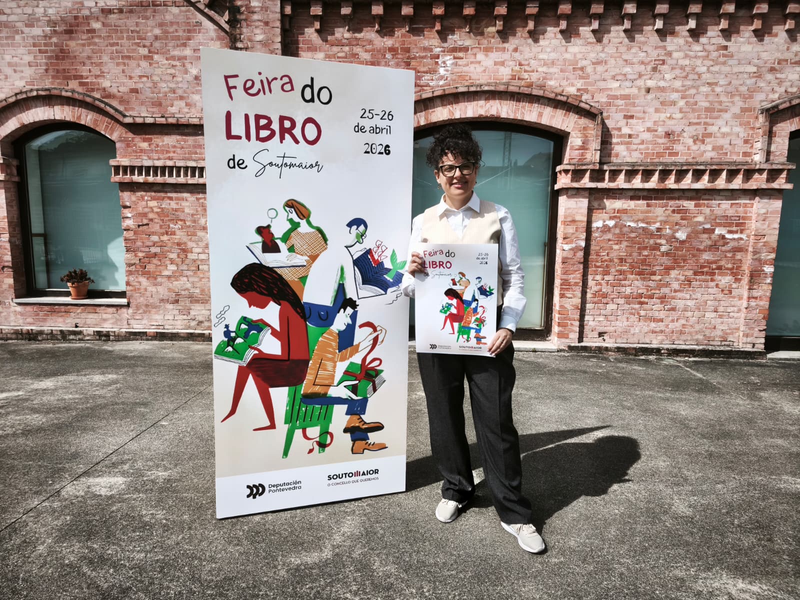 Silvia Cernadas presenta la quinta Feira do Libro de Soutomaior